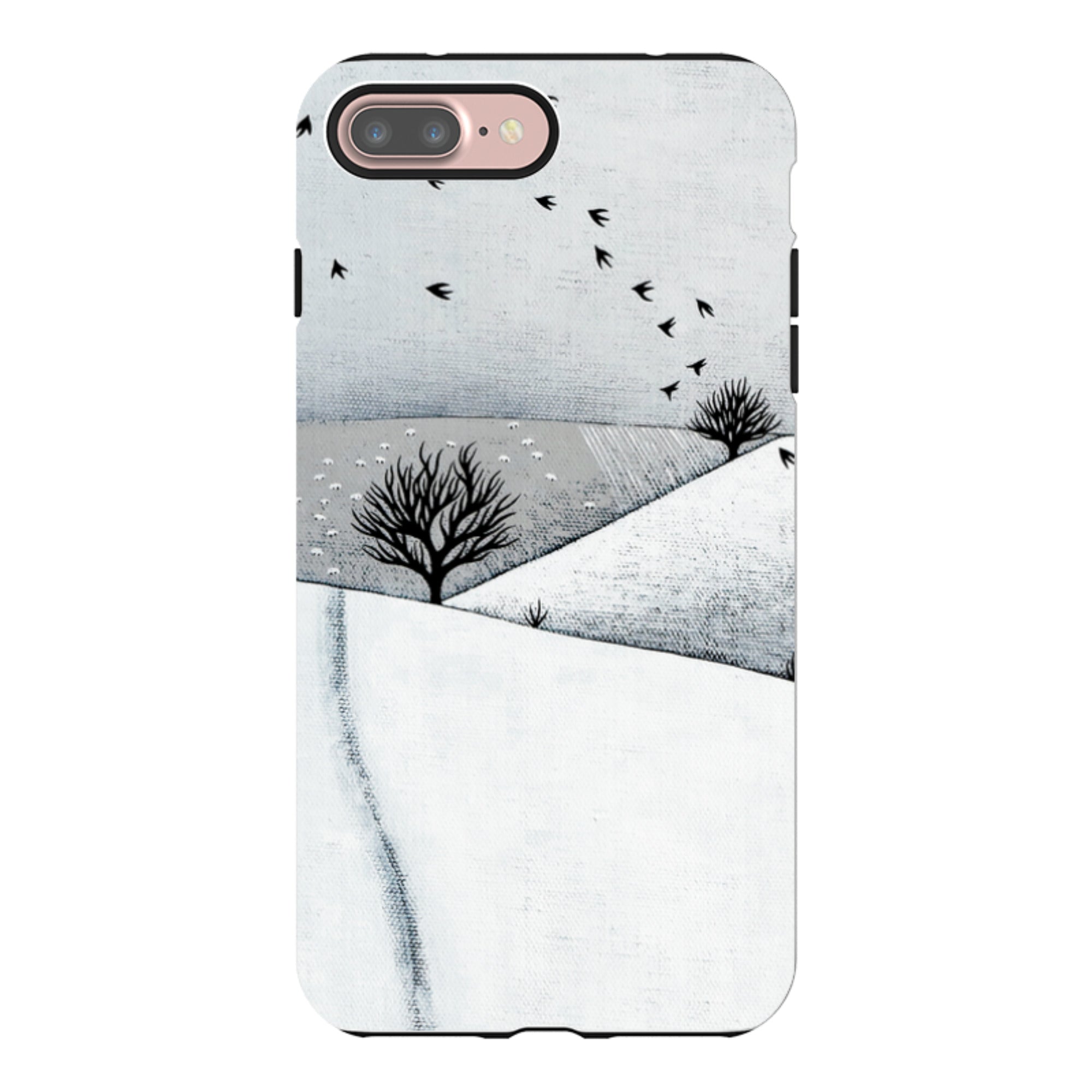 iPhone Tough Case - Snowy Landscape By Natasha Newton