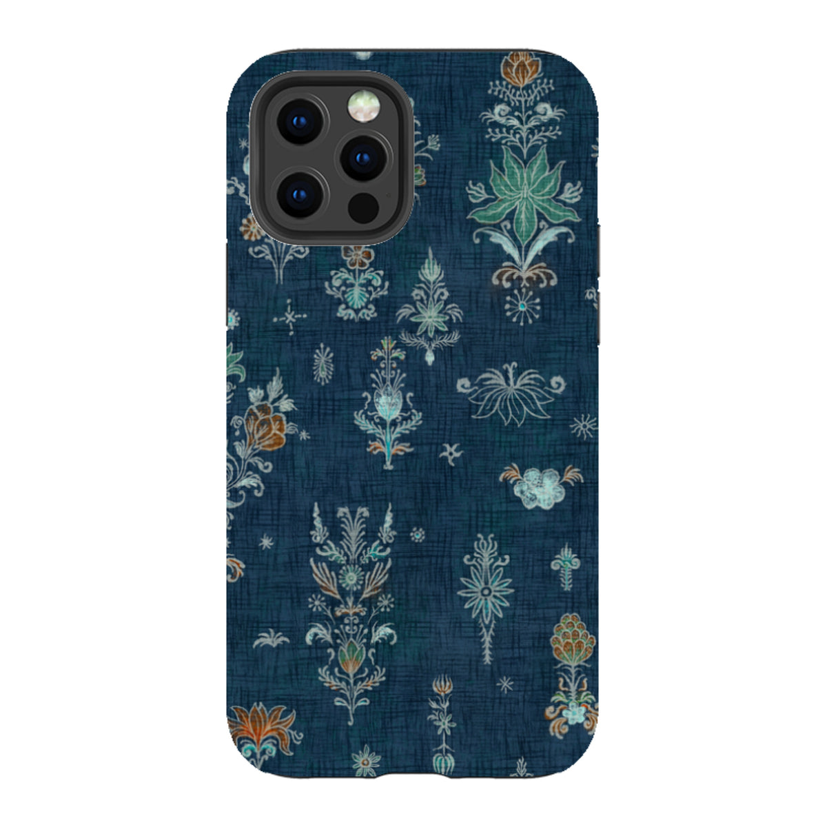 iPhone Tough Case - Jewel Spirit - Navy Rust By Katherine Quinn