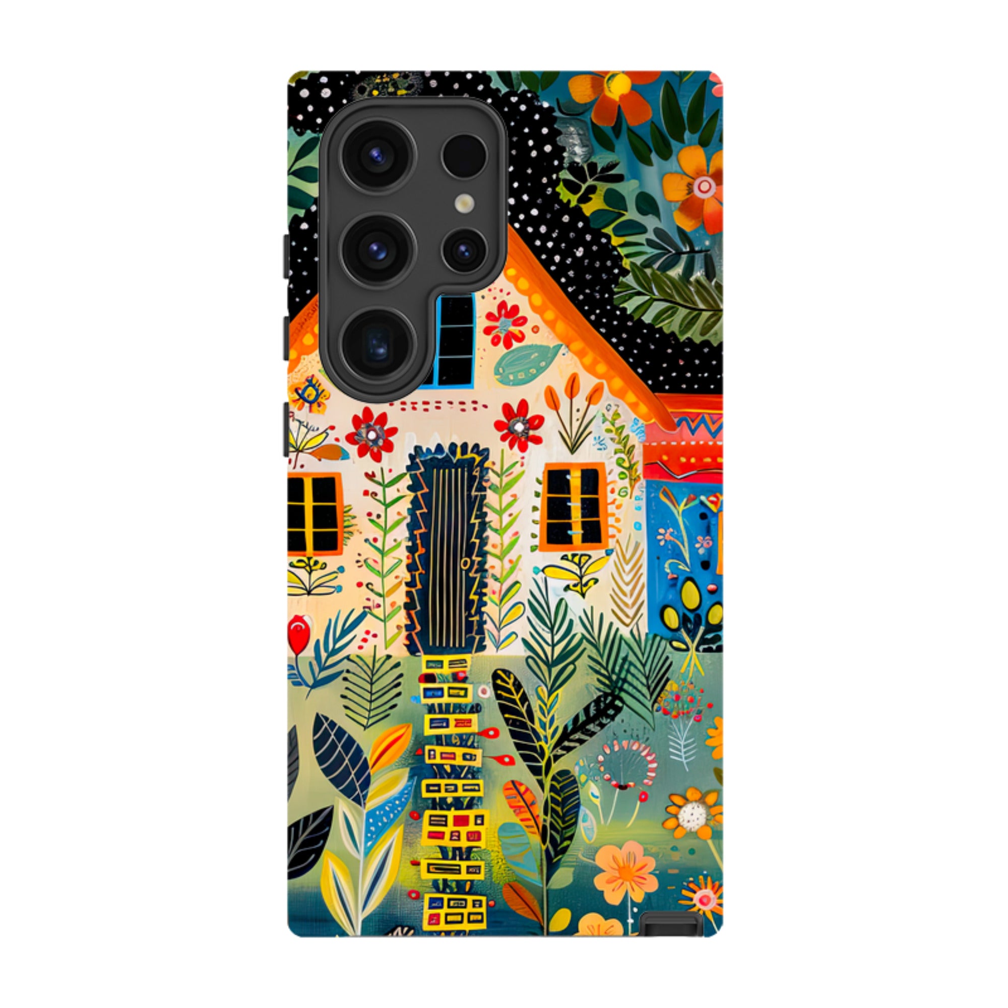Samsung Tough Case - Folk Art House II