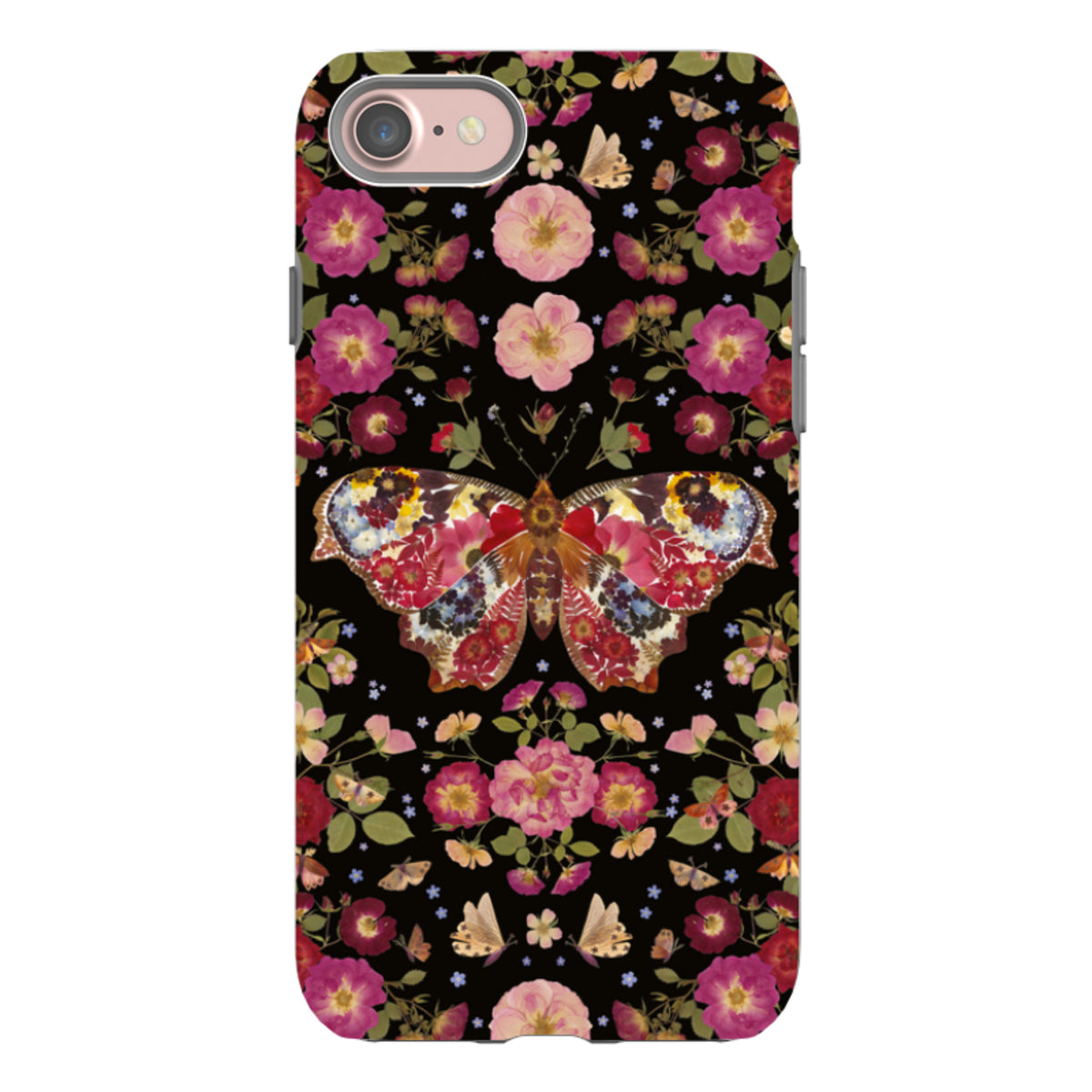 iPhone Tough Case - Midnight Butterfly By Helen Ahpornsiri