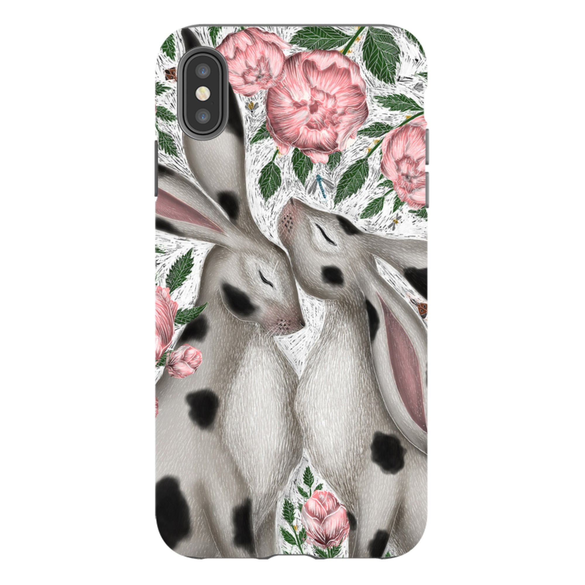 iPhone Tough Case - Hares And Peonies By Catherine Rowe