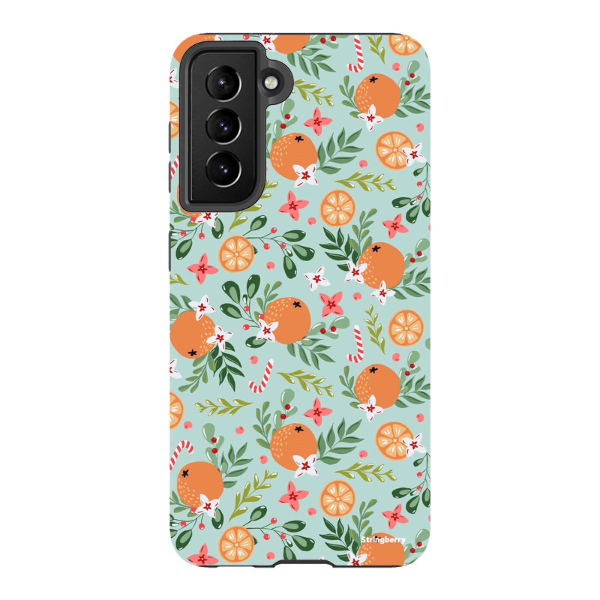 Samsung Tough Case - Oranges and Candy Canes