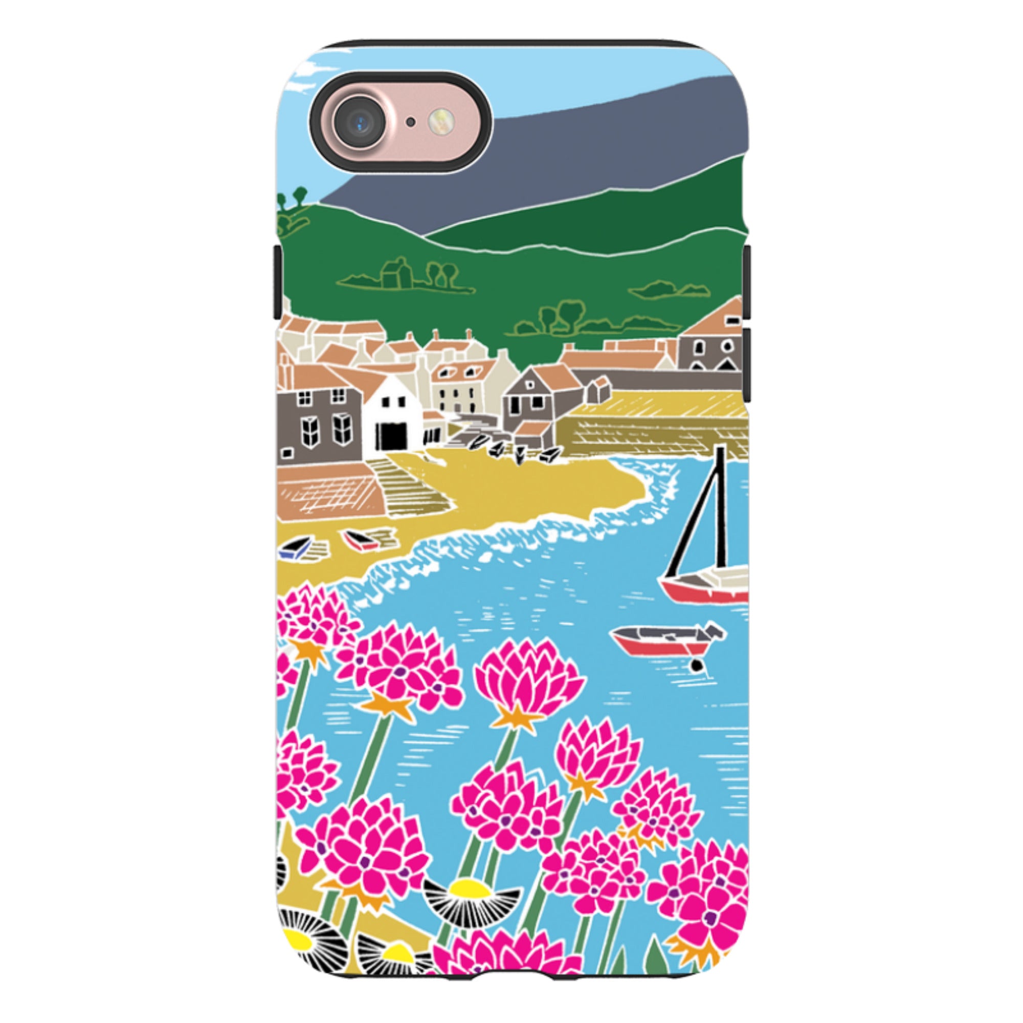 iPhone Tough Case - Quaint Harbour By Kate Heiss