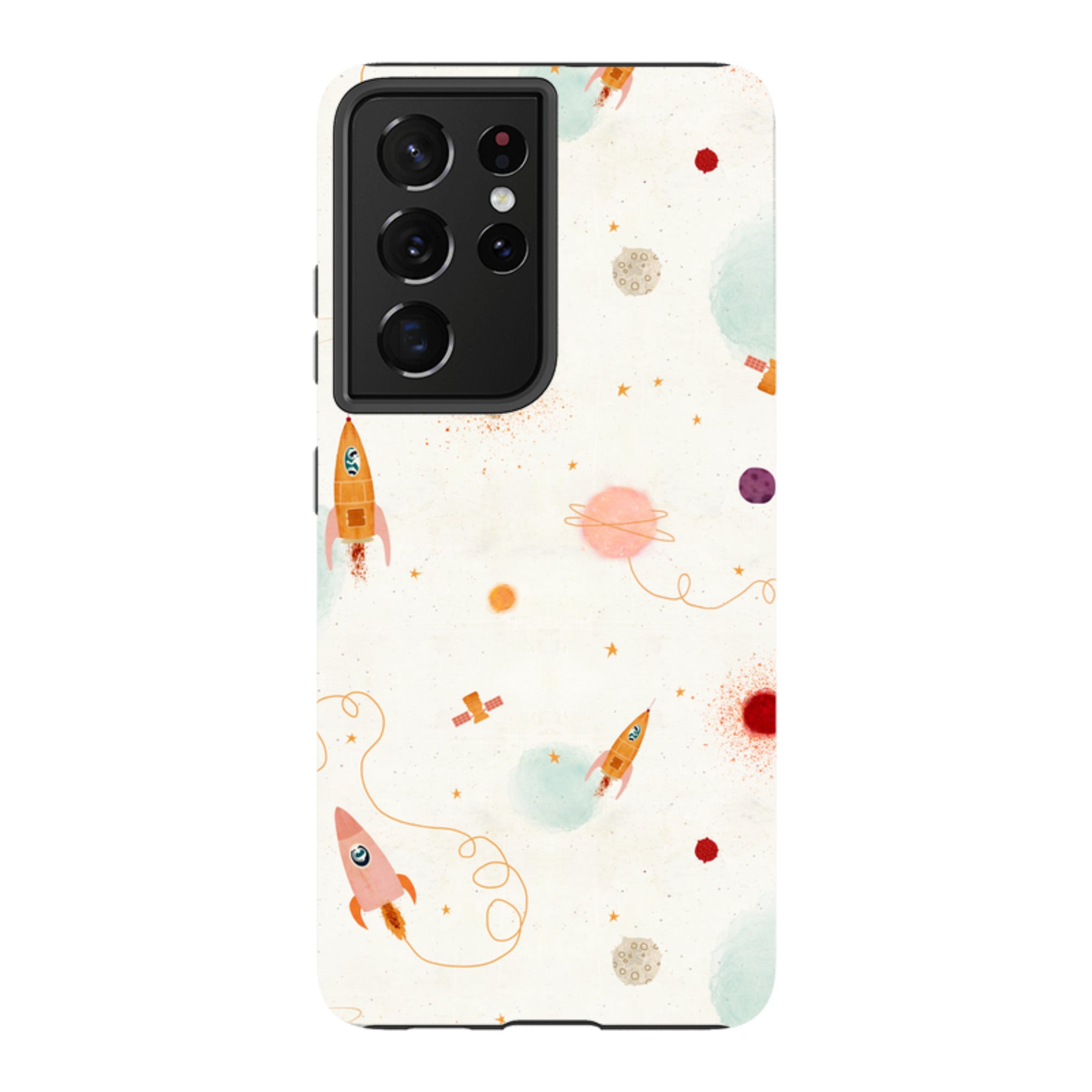 Samsung Tough Case - Rockets Cream By Katherine Quinn