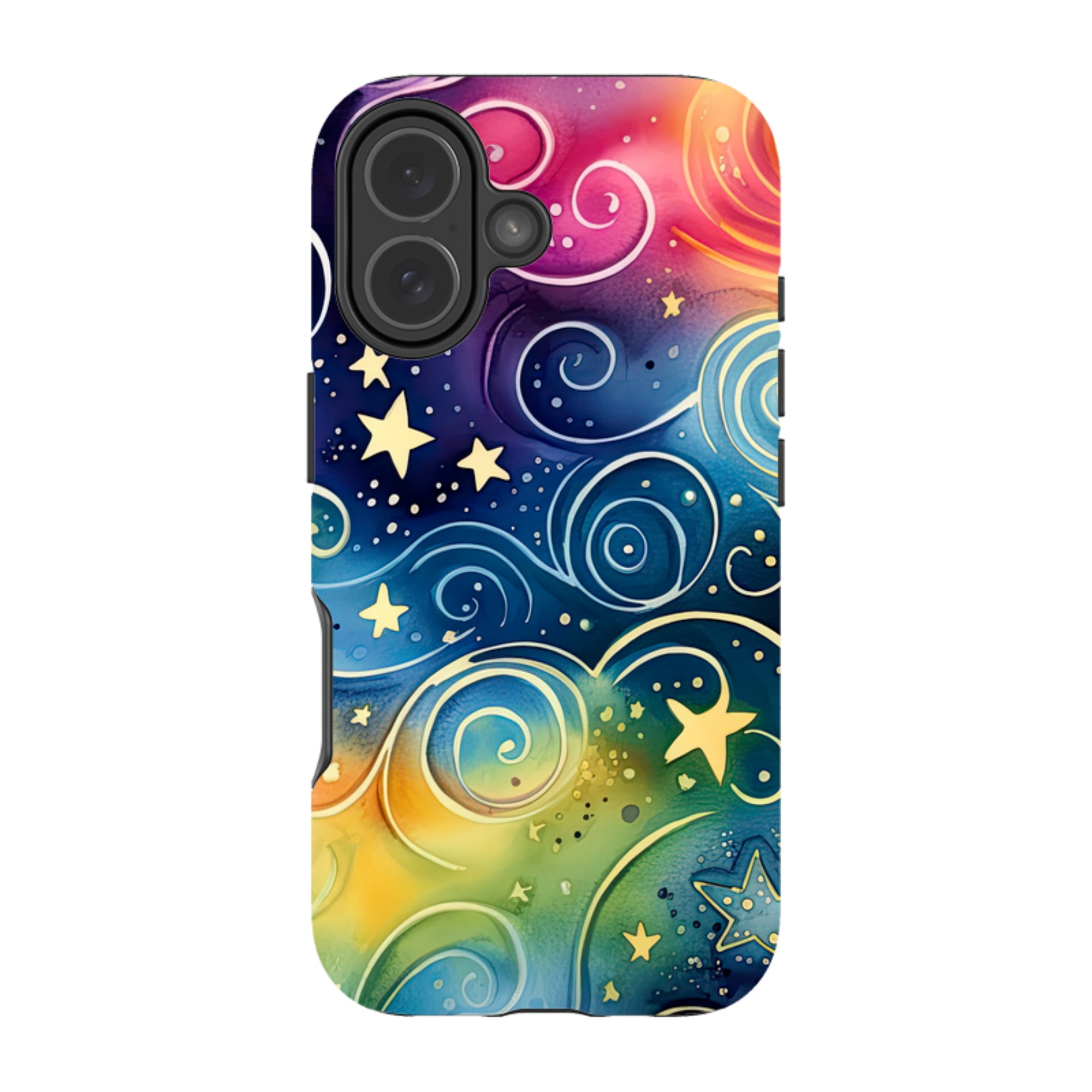 iPhone MagSafe Tough Case - Rainbow Stars