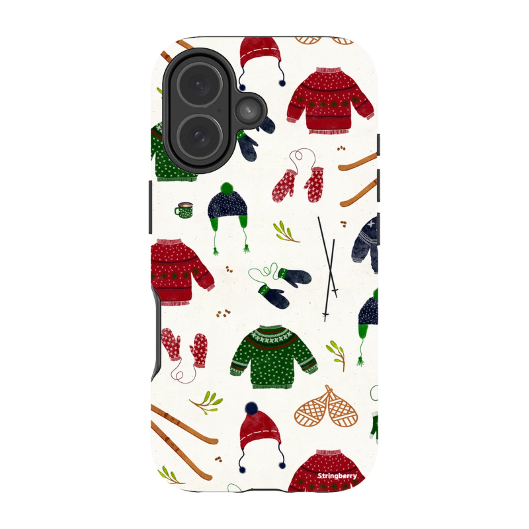 iPhone Tough Case - Winter Clothes By Katherine Quinn