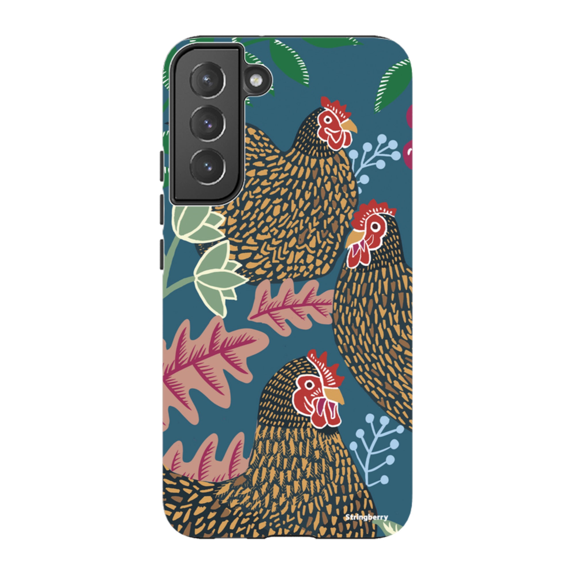Samsung Tough Case - Three French Hens By Kate Heiss