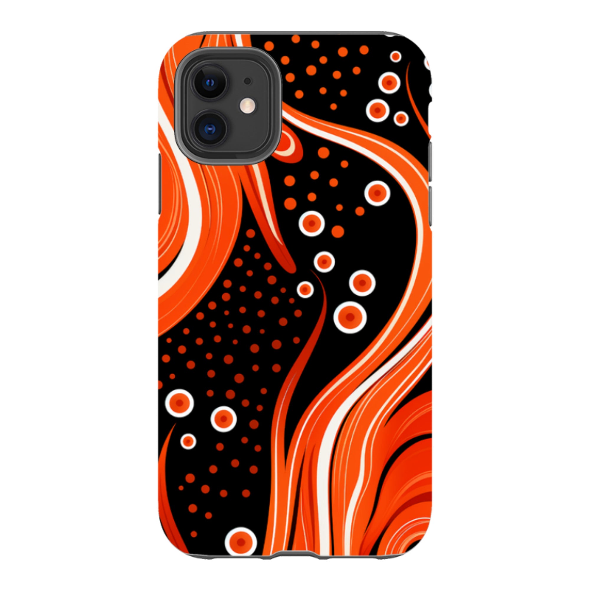 iPhone Tough Case -Red Wave Stars