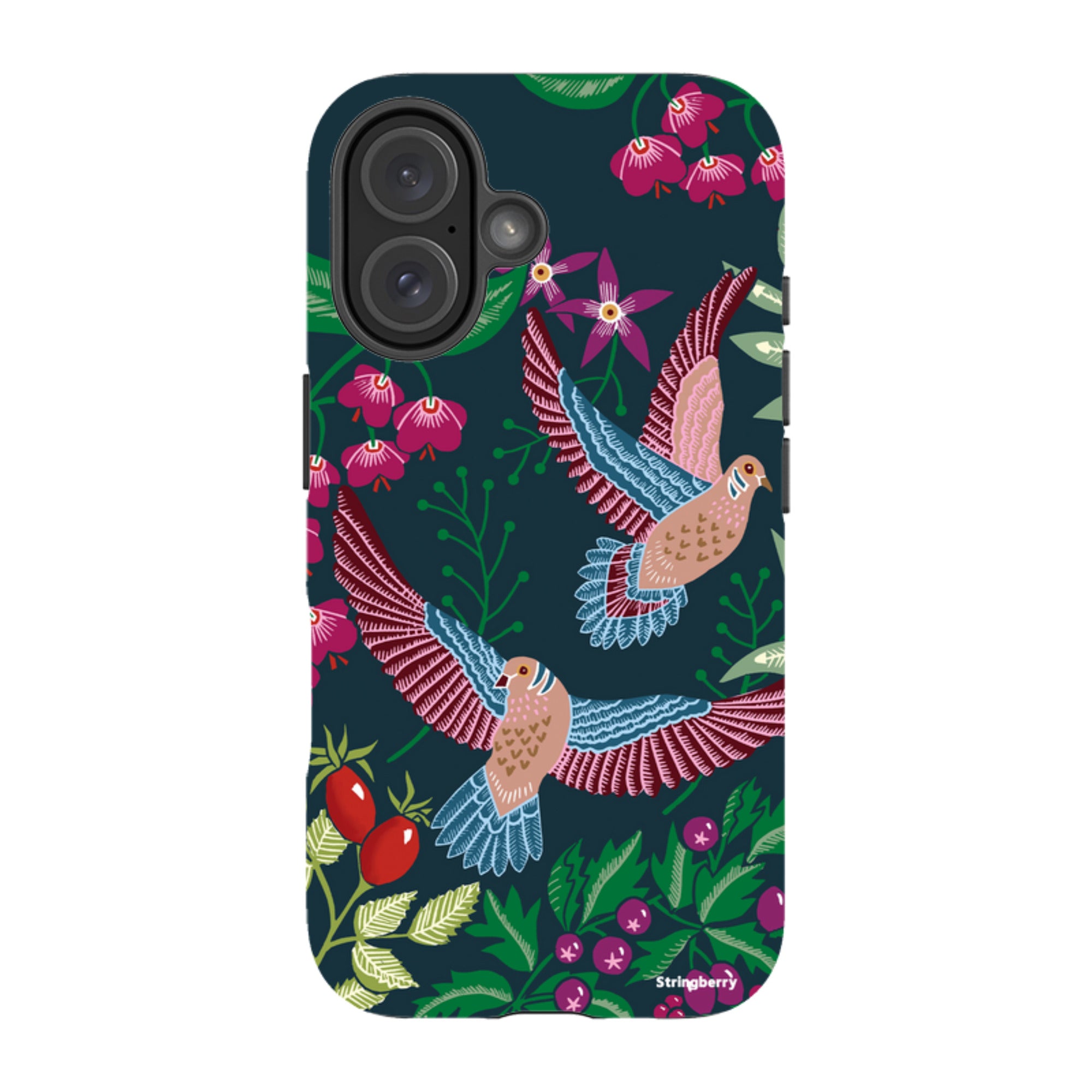 iPhone Tough Case - Two Turtle Doves By Kate Heiss