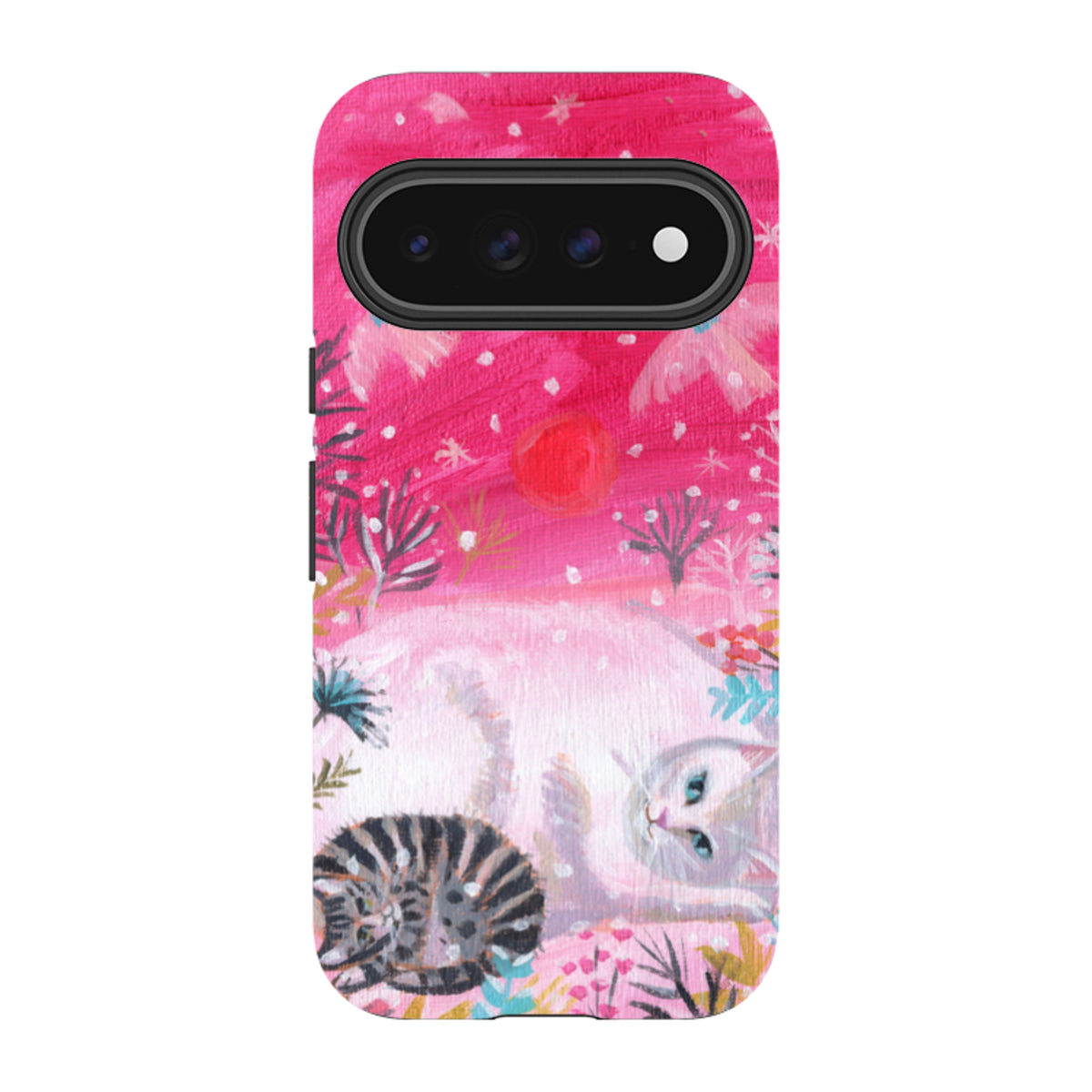 Google Tough Case - Christmas Cats By Mary Stubberfield
