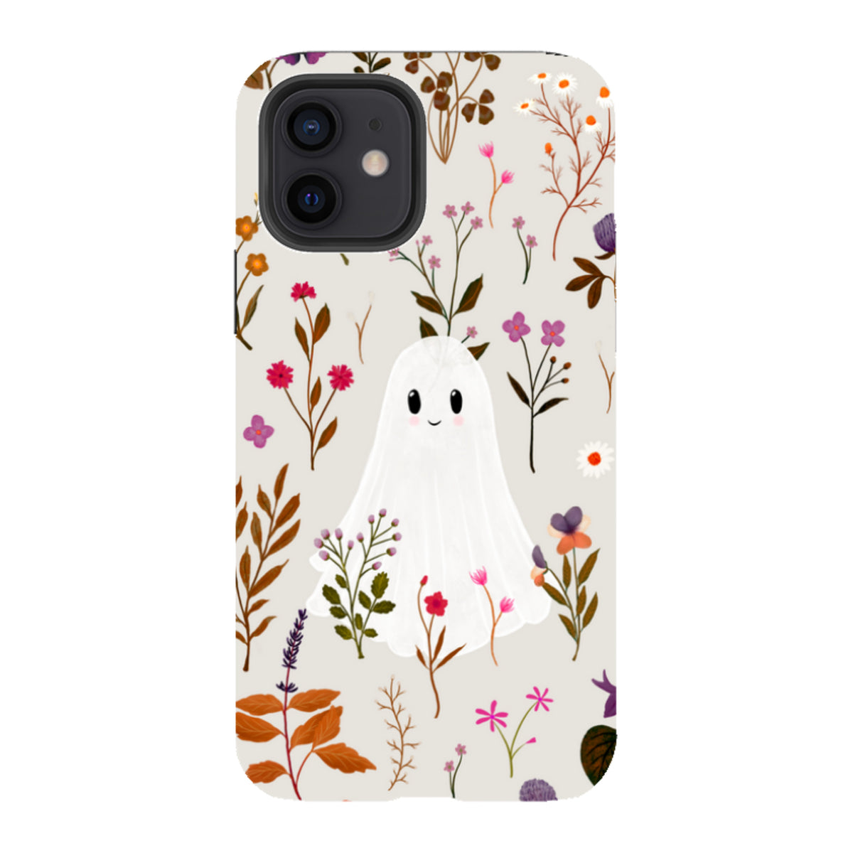 iPhone Tough Case - Ghost in the Garden - Stone Multi By Katherine Quinn