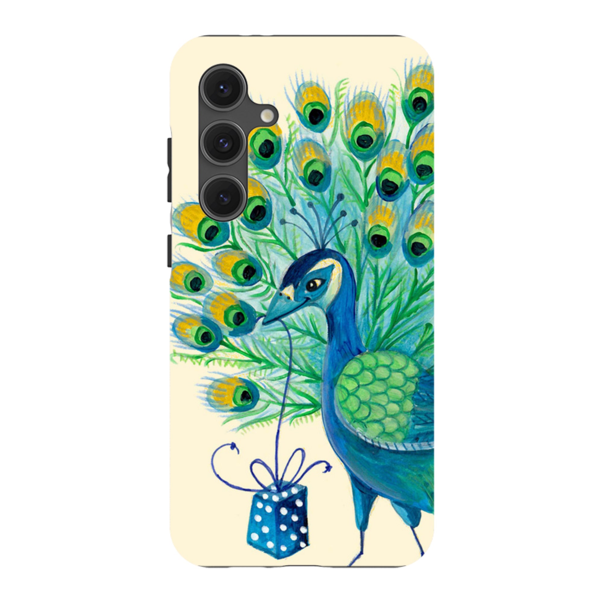 Samsung Tough Case - Peacock Present By Caroline Bonne Muller