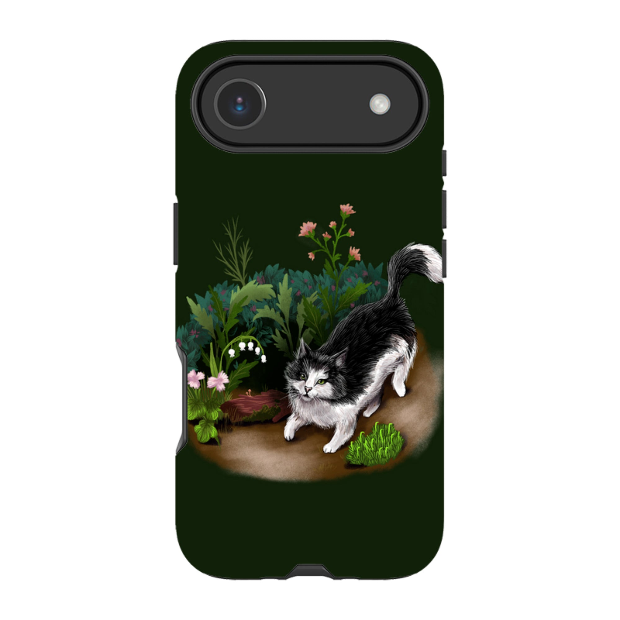iPhone Tough Case - Munchkin Cat By Anna Stead