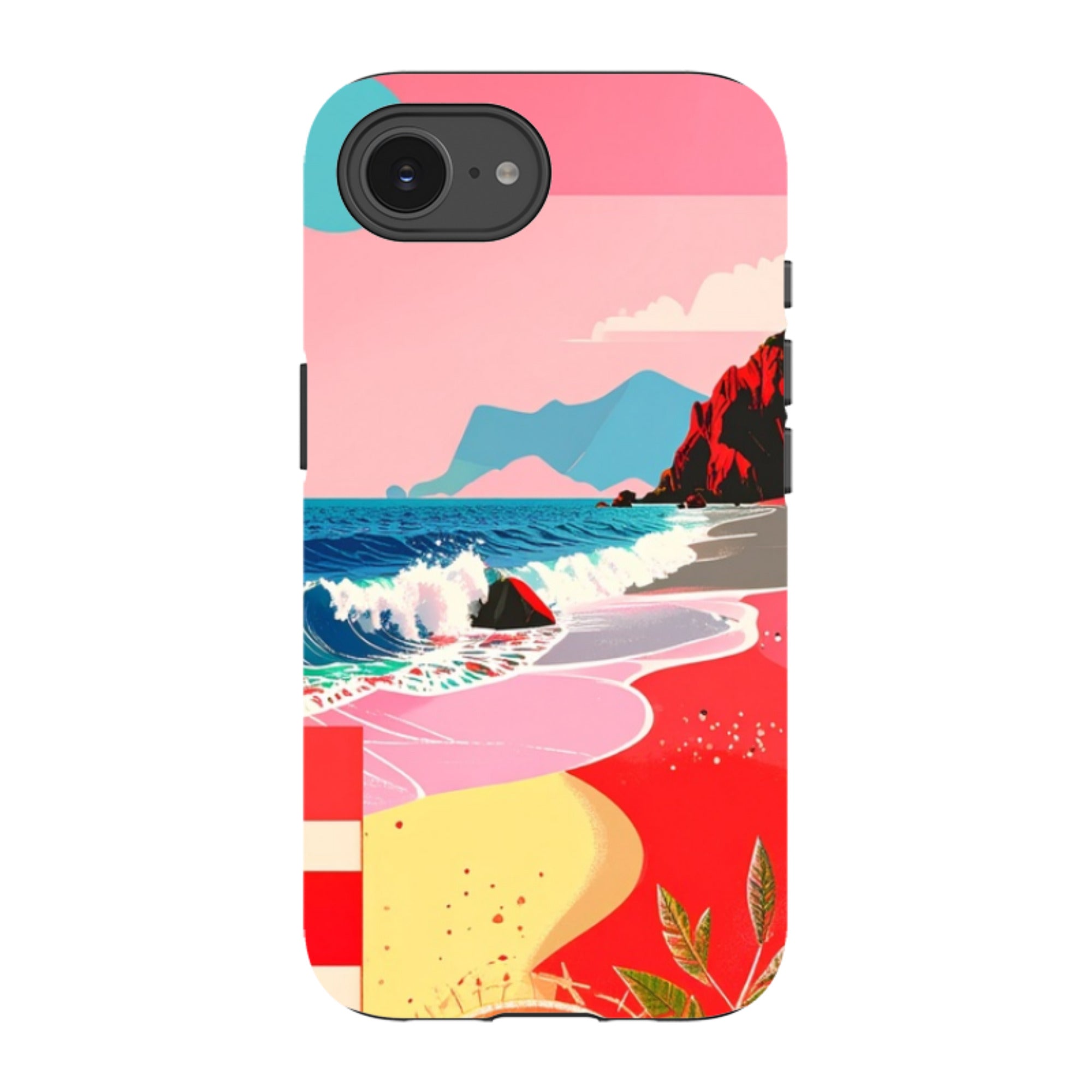 iPhone Tough Case - Red Beach