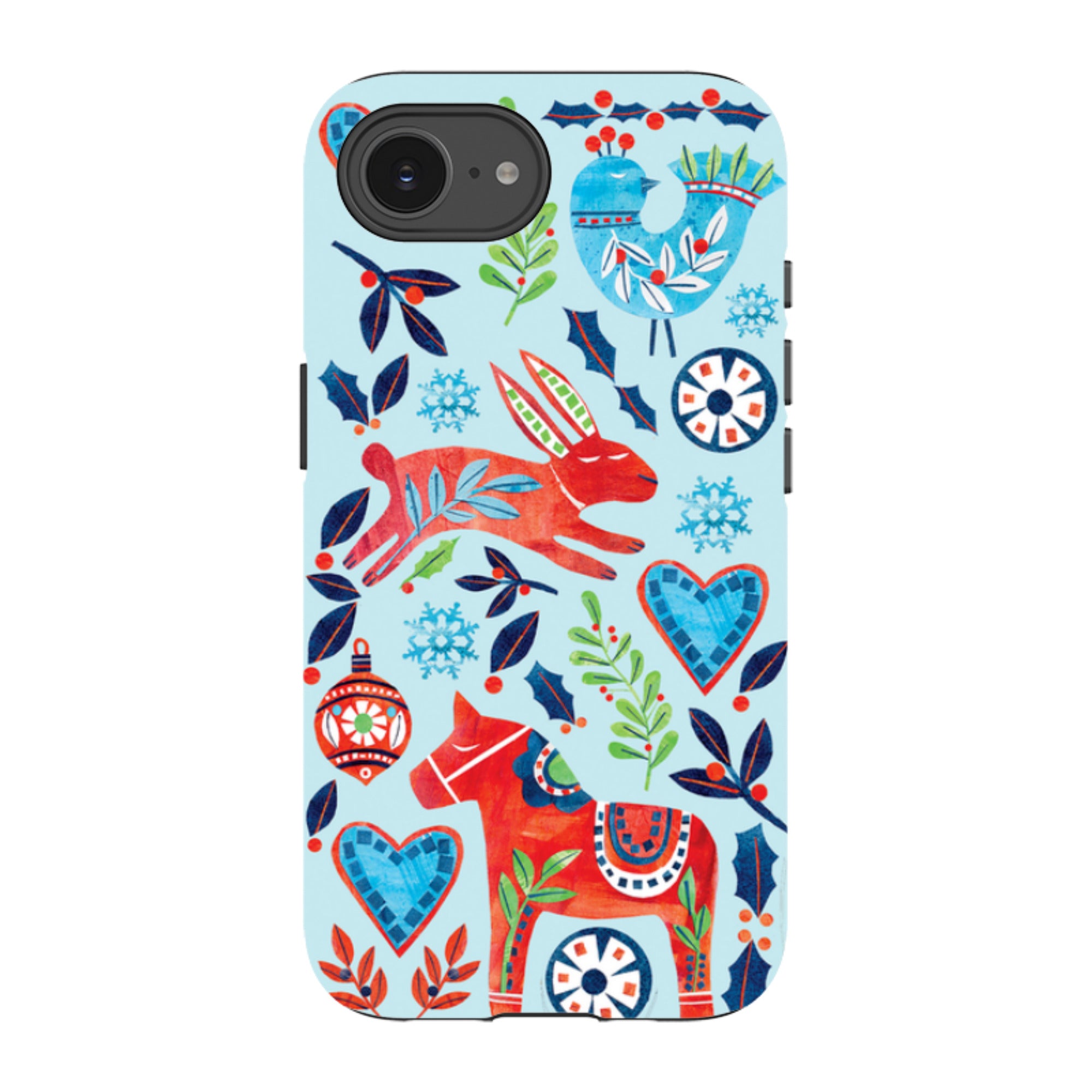 iPhone Tough Case - Scandi Holidays By Tracey English