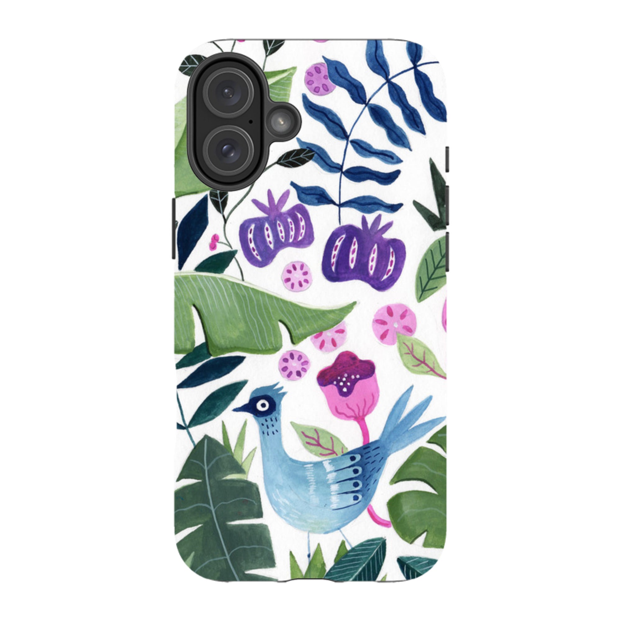 iPhone Tough Case - Birds In Forest By Bex Parkin
