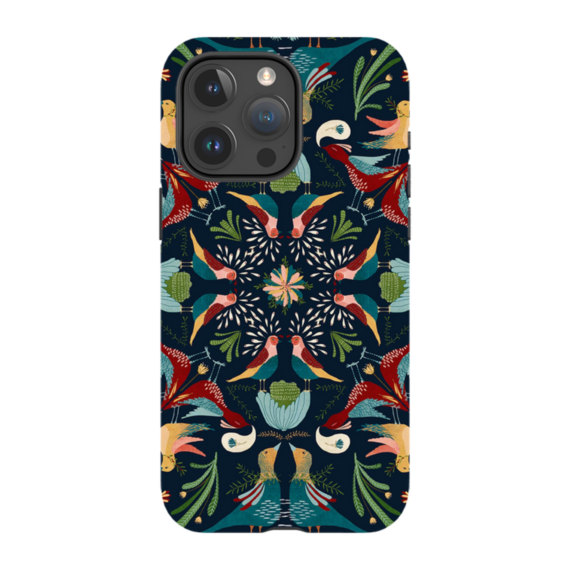 iPhone Tough Case - Navy Hanky By Katherine Quinn