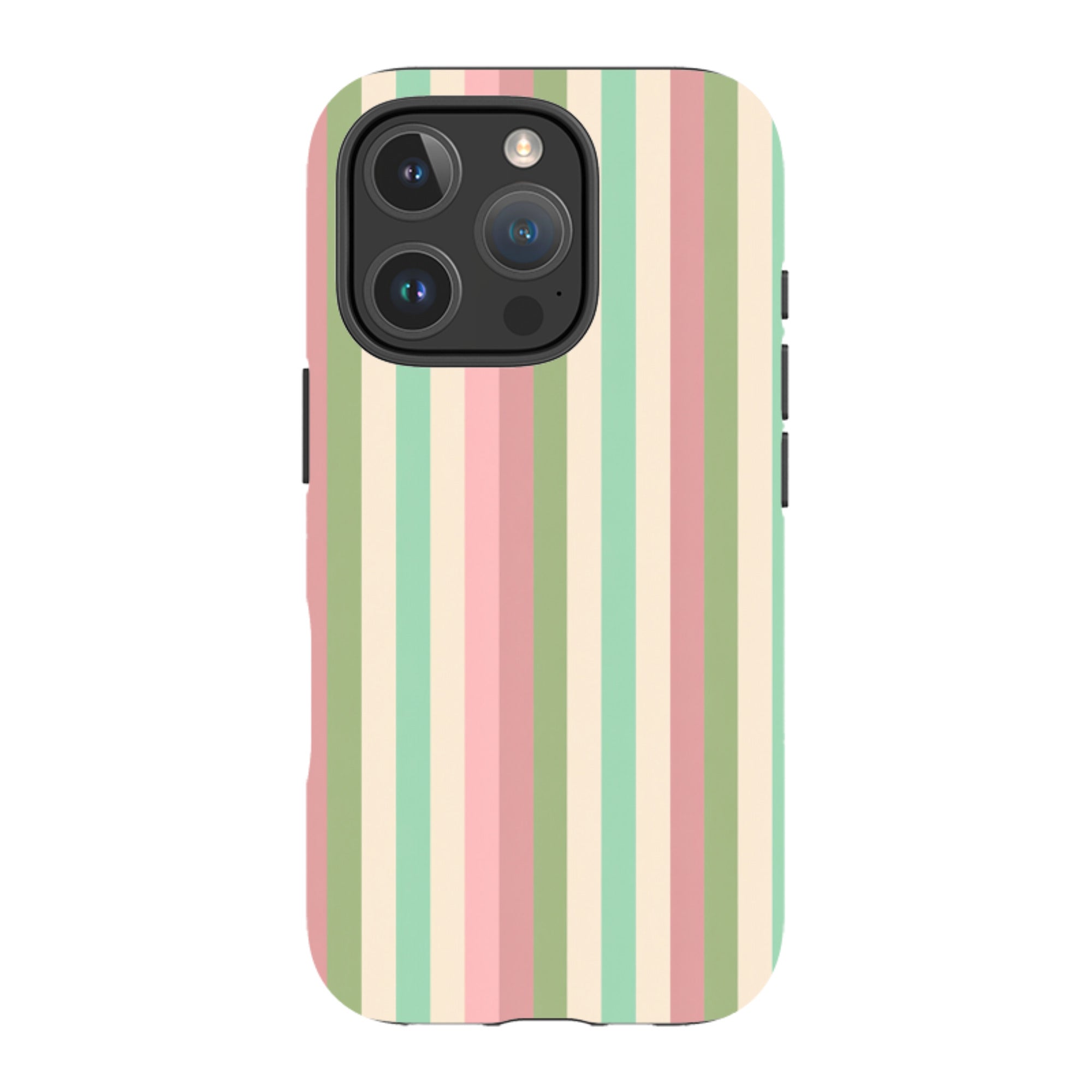iPhone Tough Case - Pastel Stripe