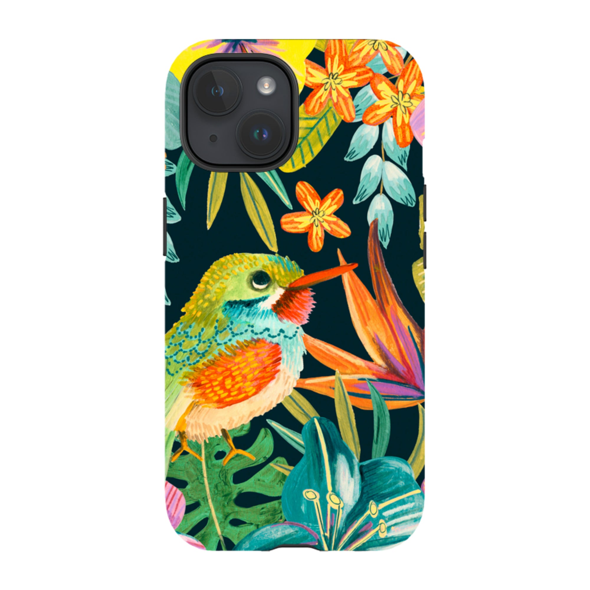 iPhone Tough Case - Tropical Bird By Caroline Bonne Muller