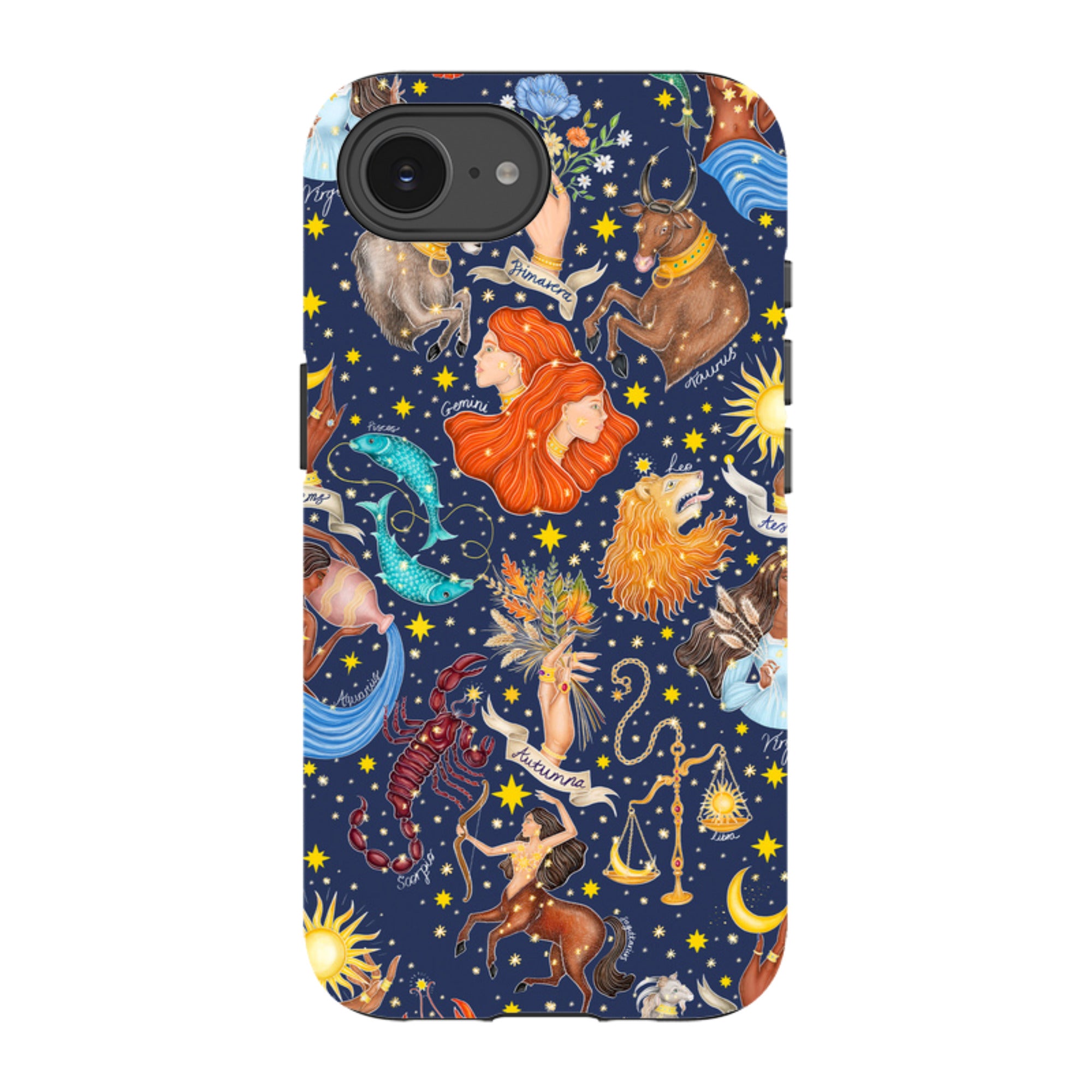 iPhone Tough Case - Zodiac Composite By Catherine Rowe