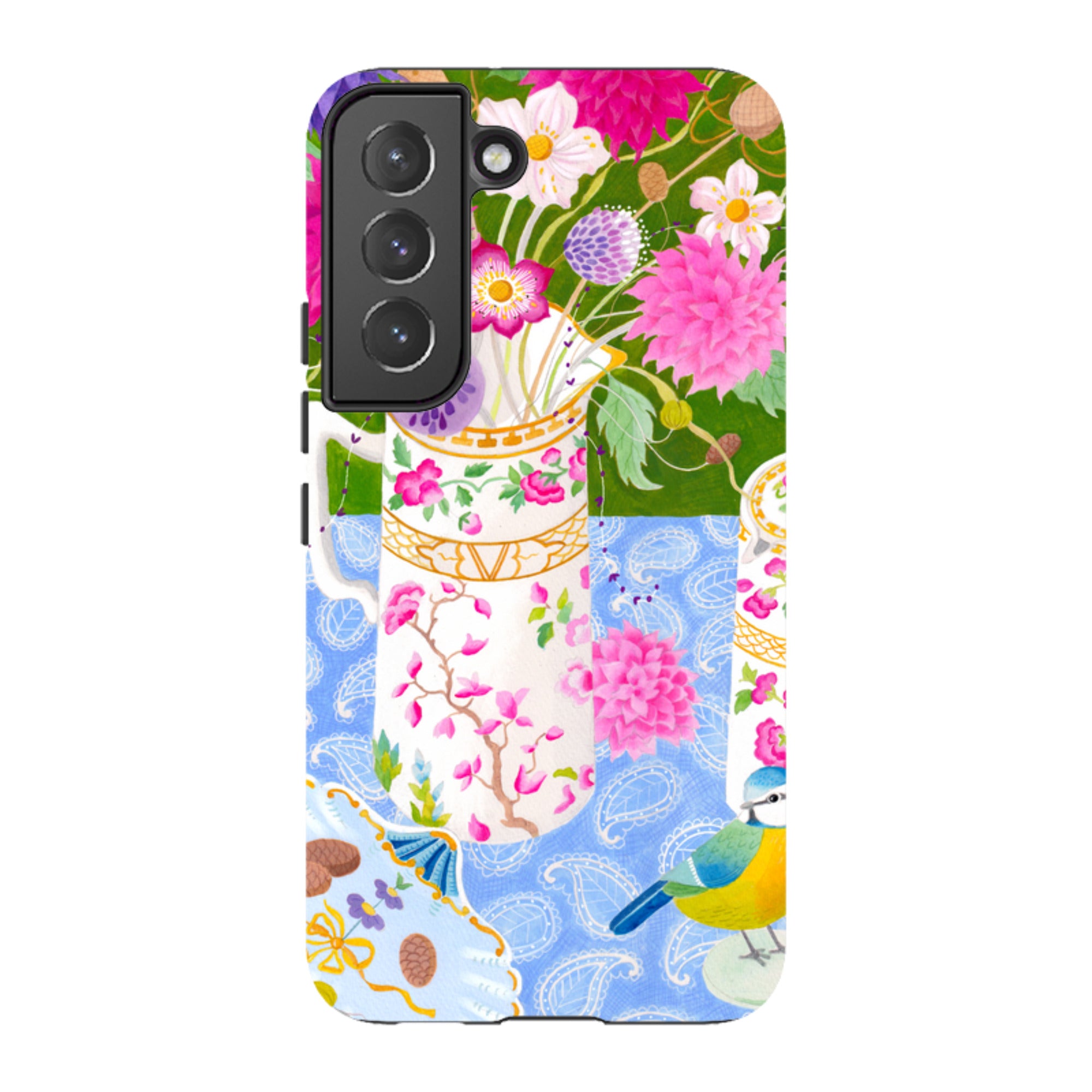 Samsung Tough Case - Dahlias By Bex Parkin