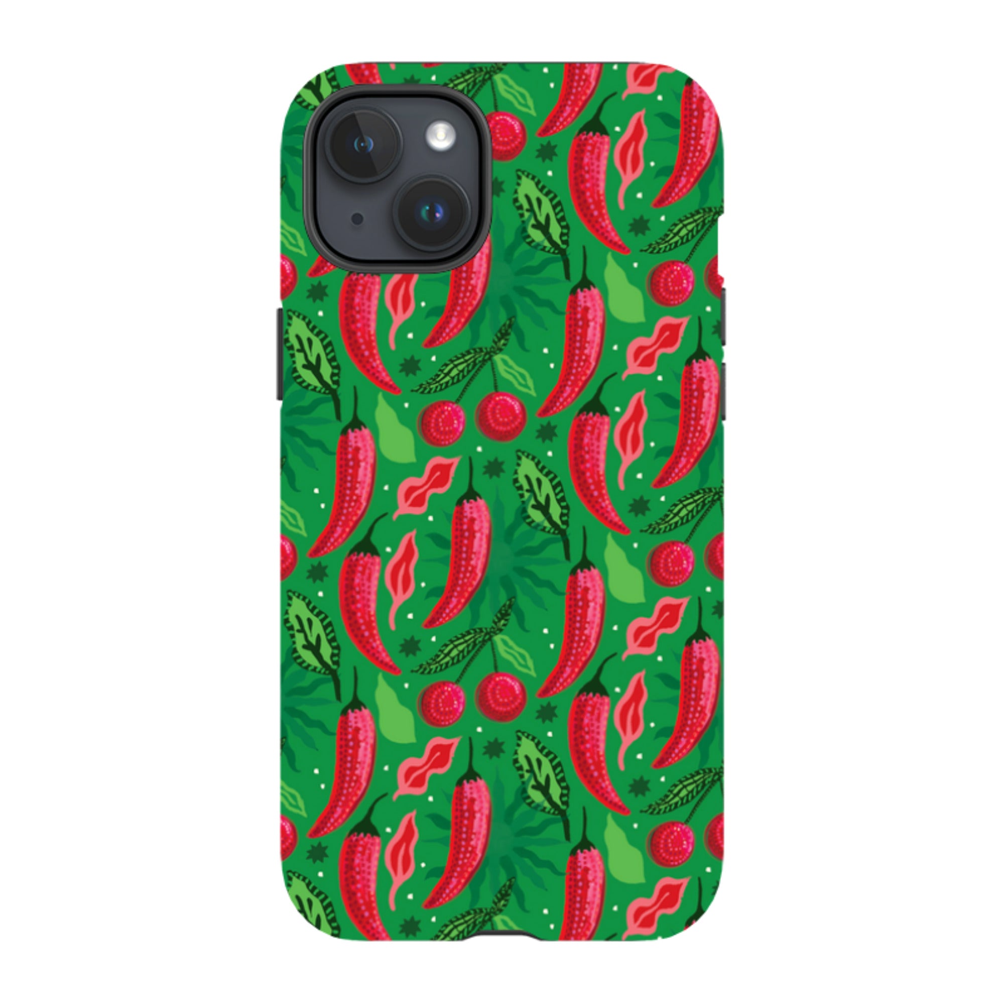 iPhone Tough Case - Chilli Cherry By Emma Frances Grant