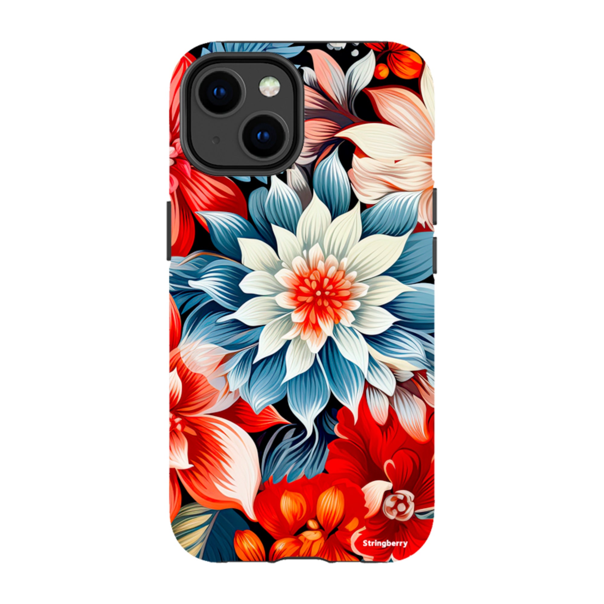iPhone Tough Case - Red Bells II