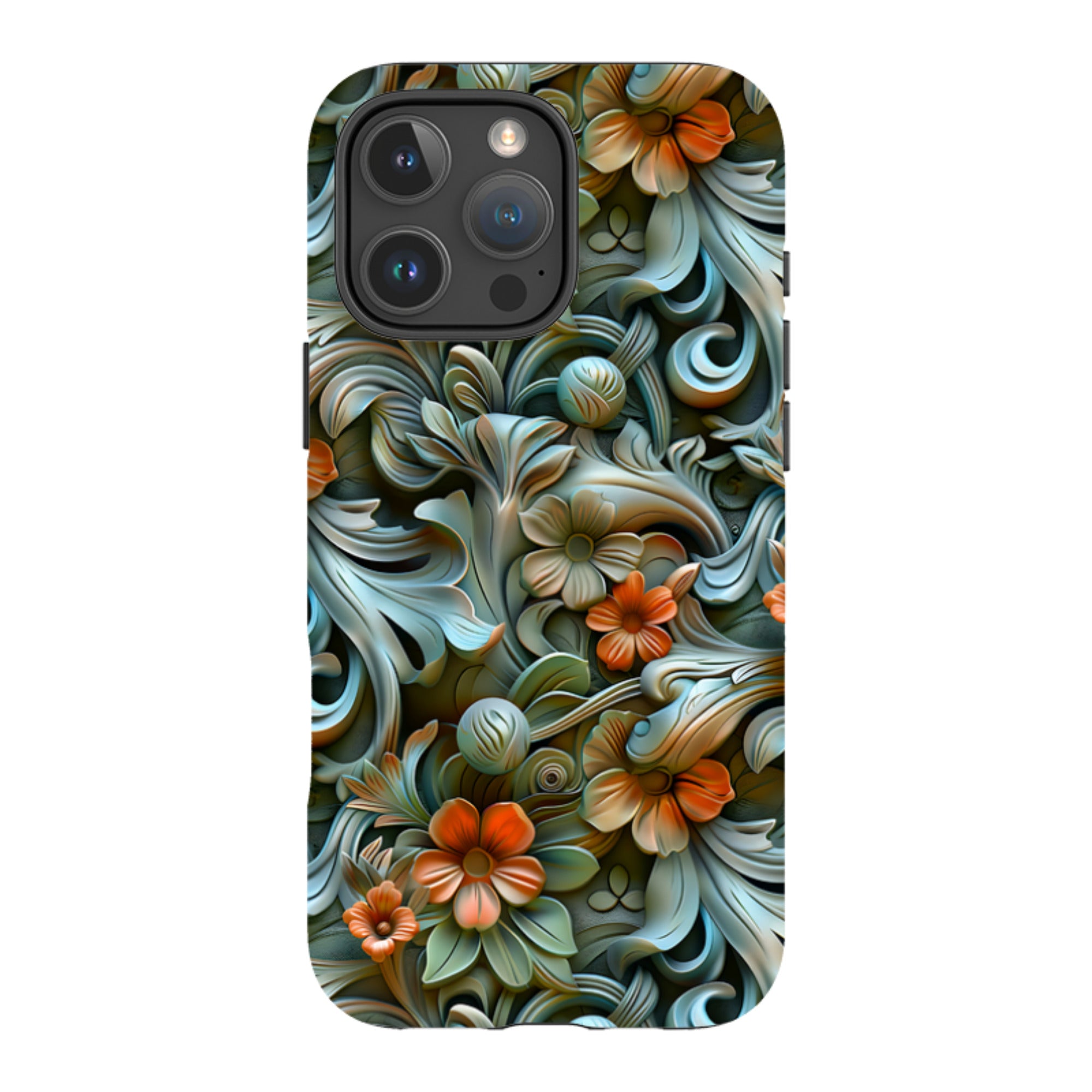 iPhone Tough Case -Clover Floral