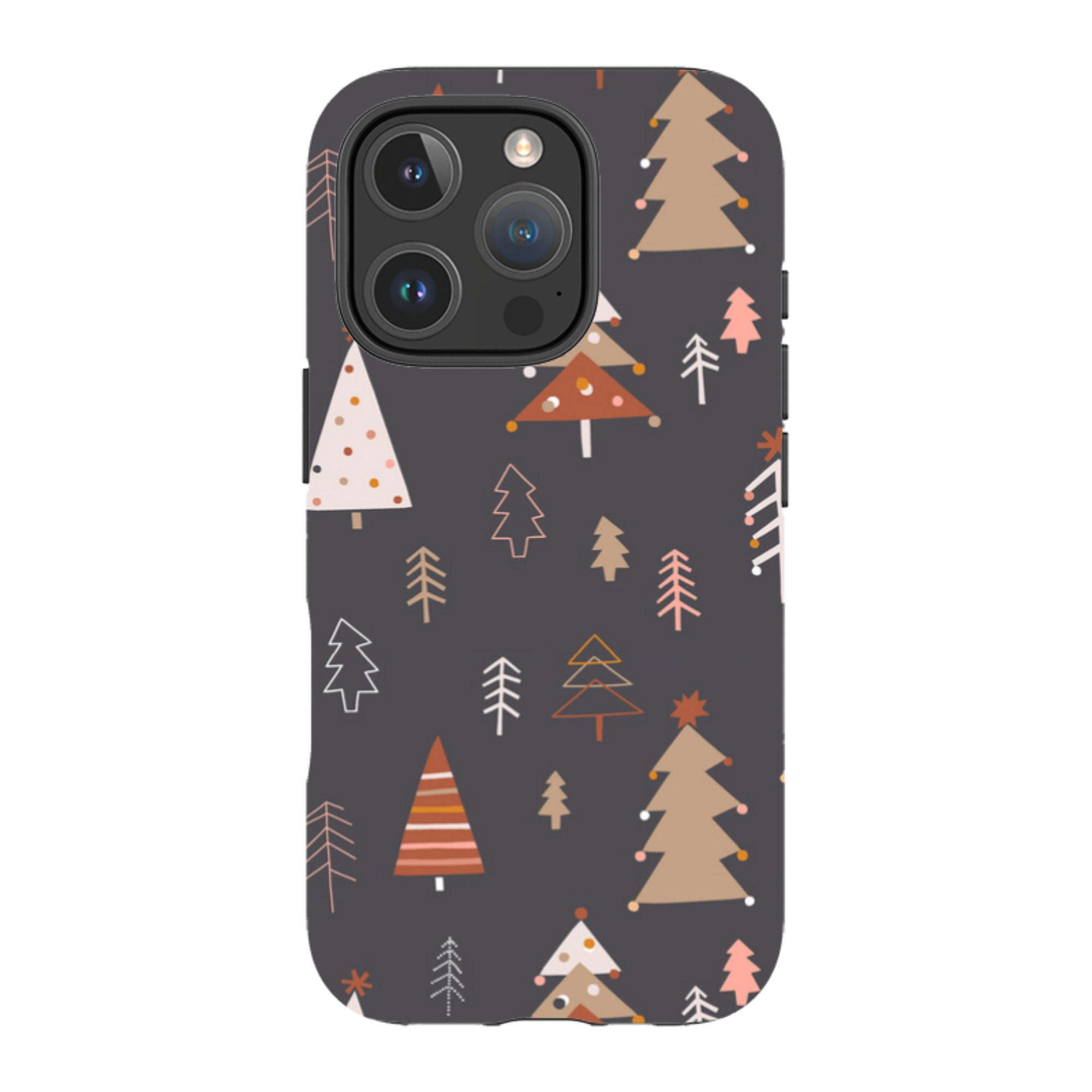 iPhone Tough Case - Dark Xmas Trees