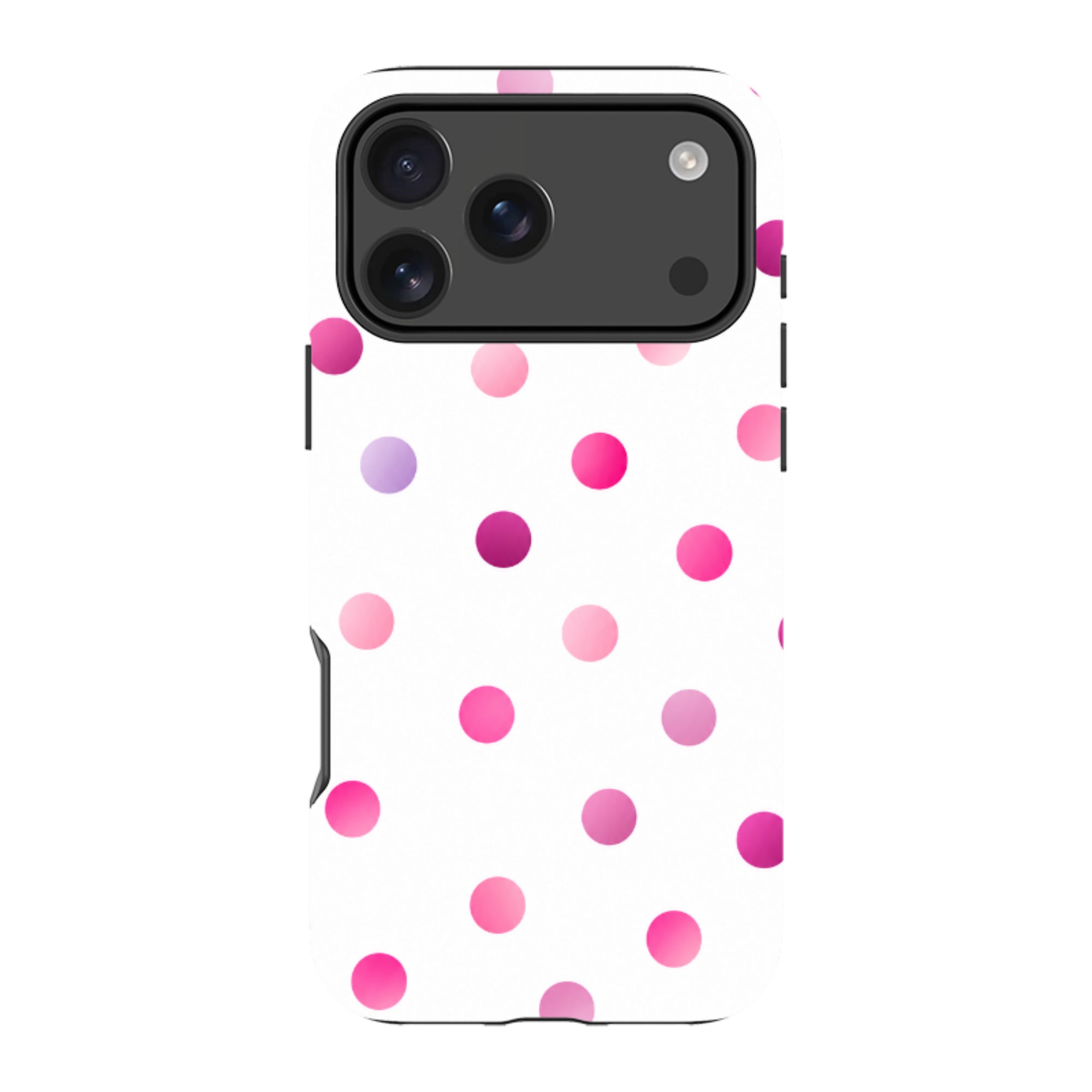 iPhone Tough Case - Pink Polka Dot