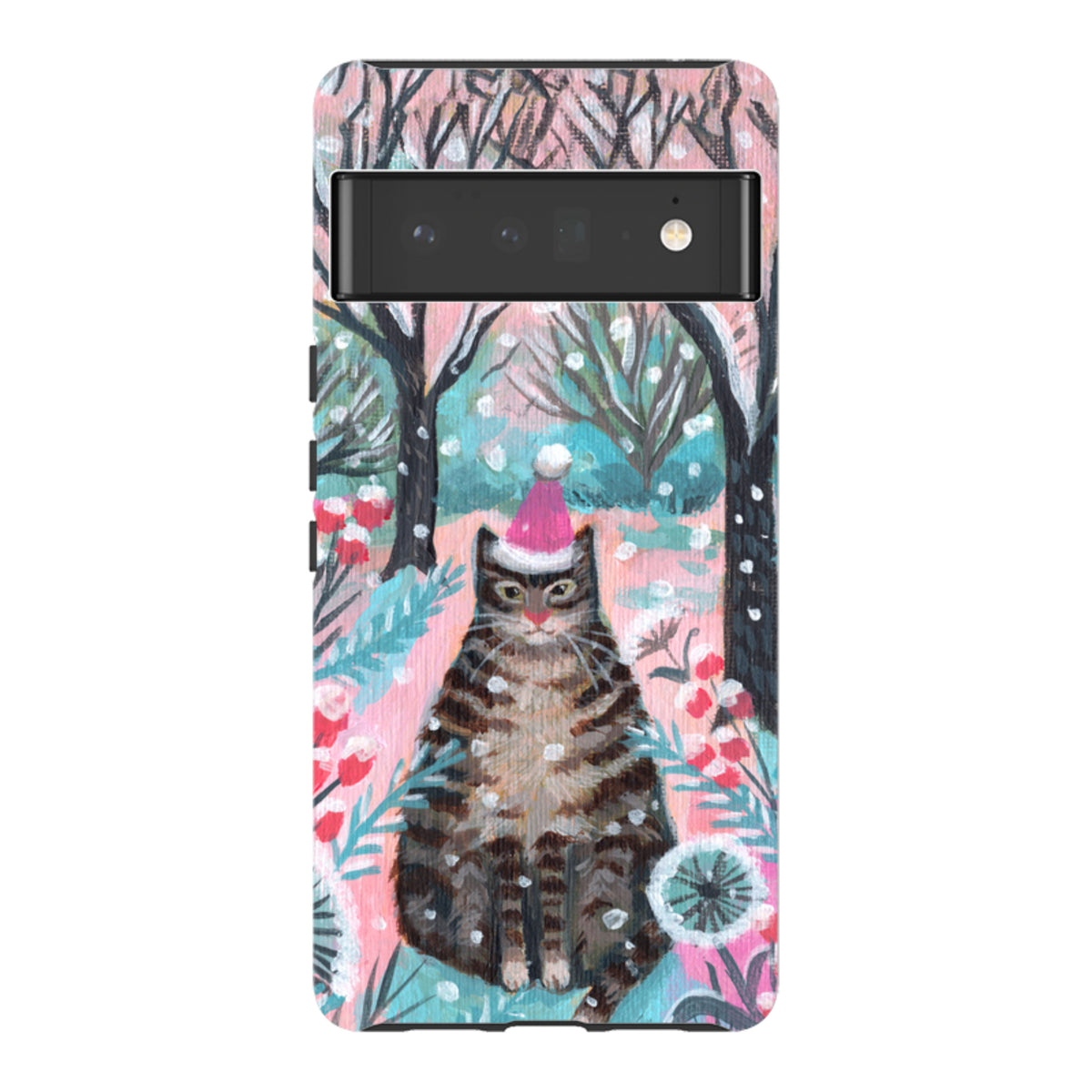 Google Tough Case - Snow Tabby By Mary Stubberfield
