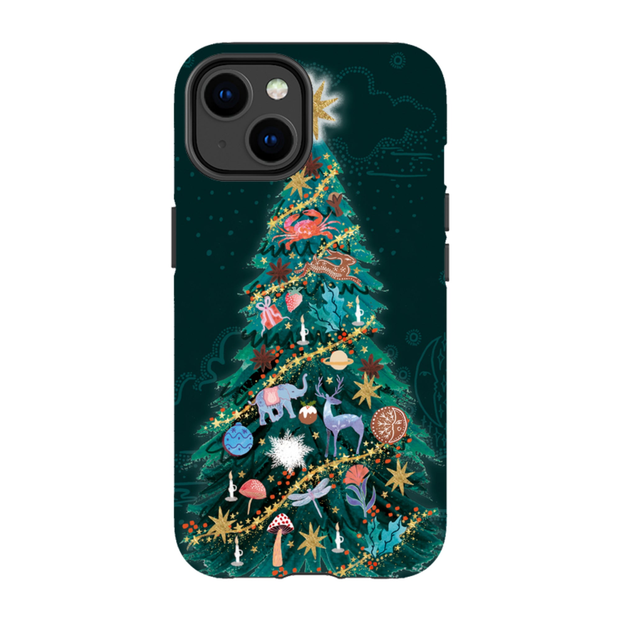 iPhone Tough Case - Kitsch Tree By Emma Frances Grant