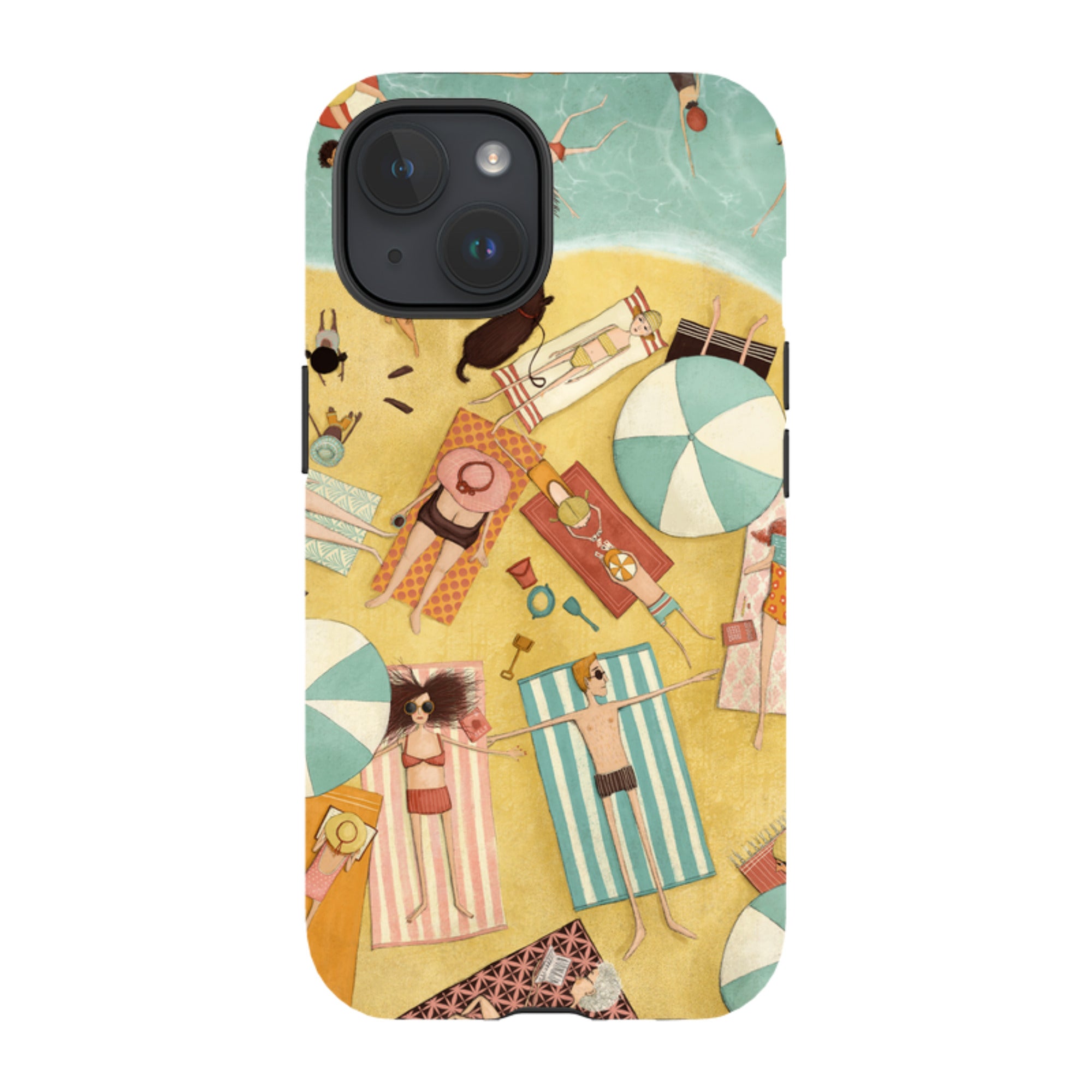 iPhone MagSafe Tough Case - Beach Day By Maja Lindberg