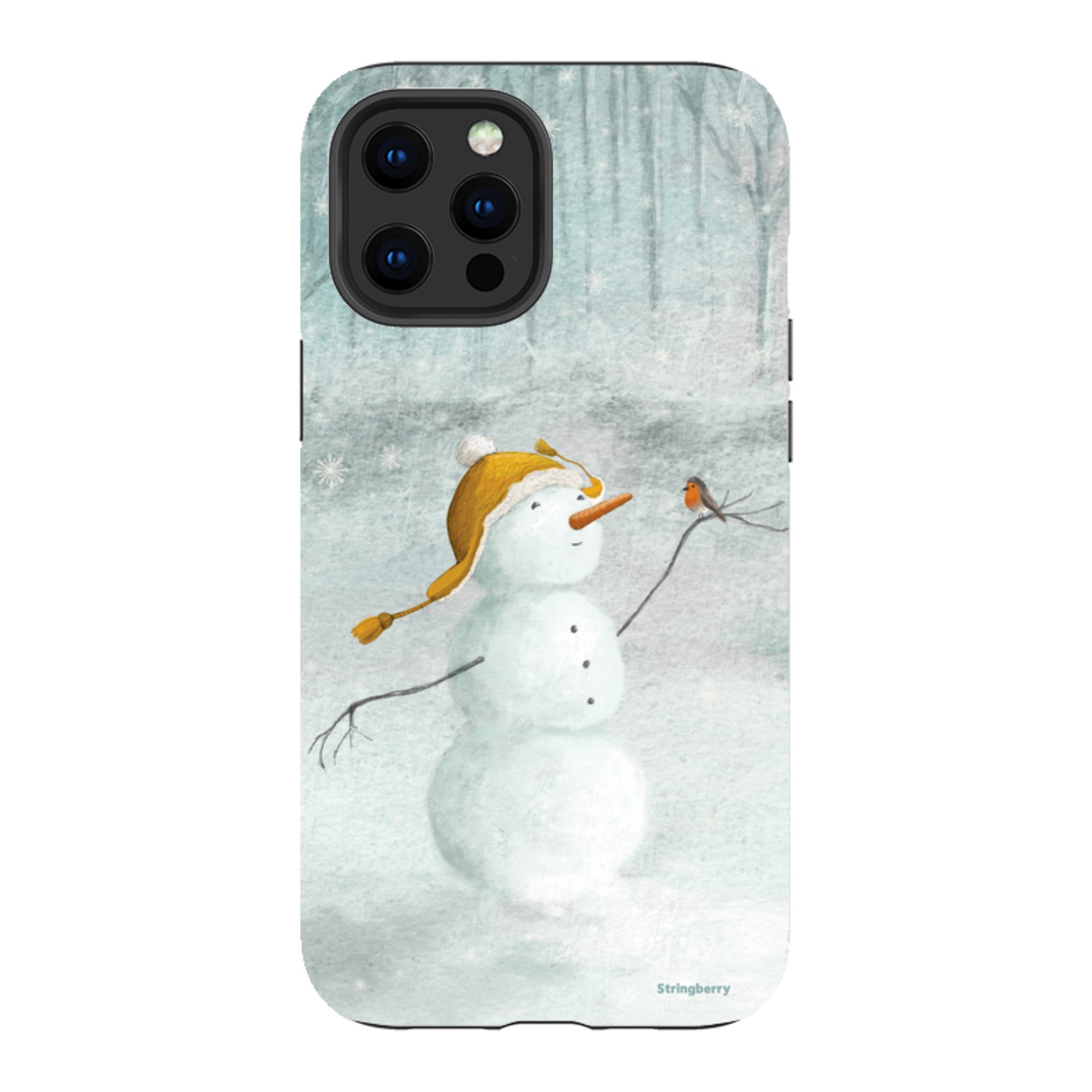 iPhone Tough Case - Snowman By Maja Lindberg