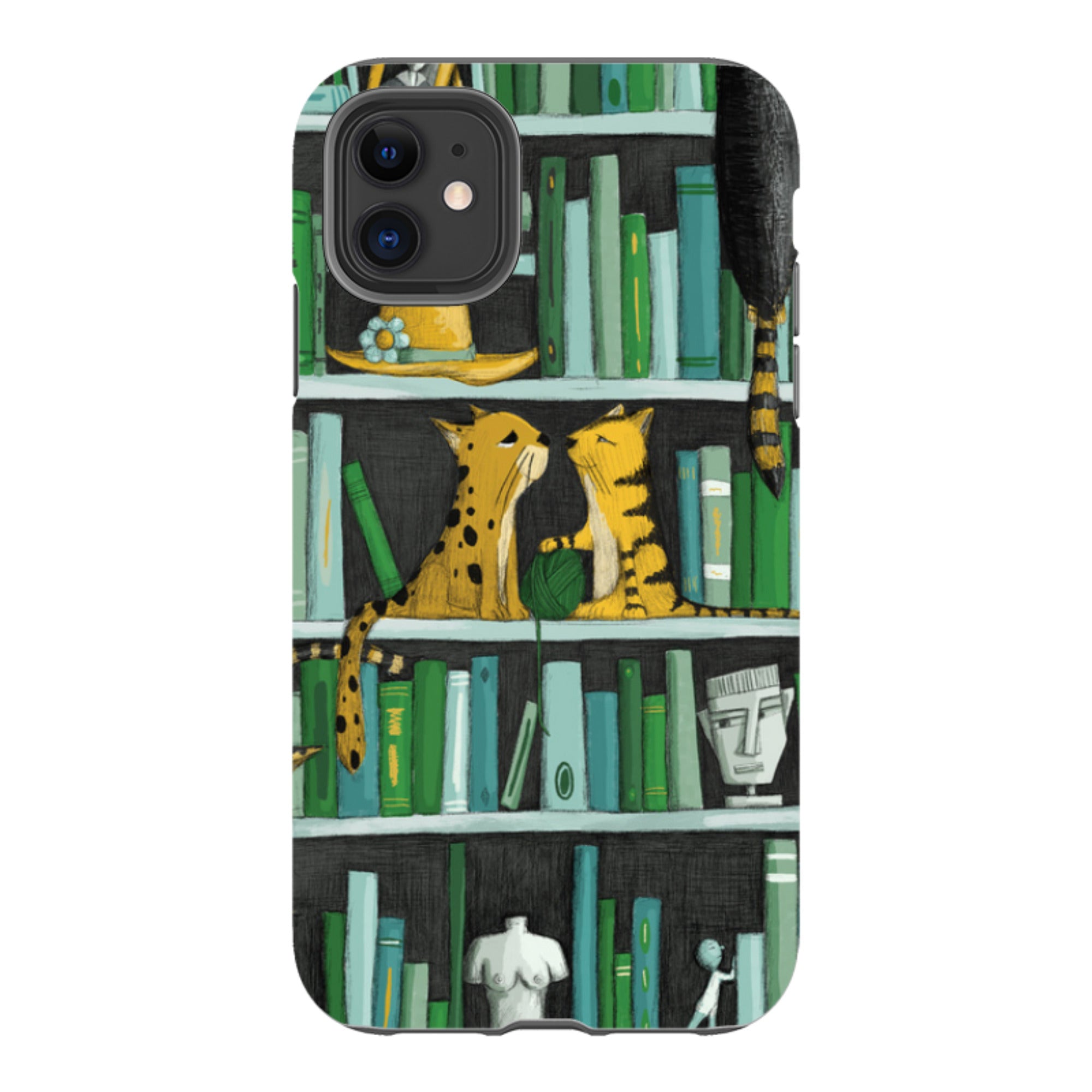 iPhone Tough Case - Library Friends By Maja Lindberg