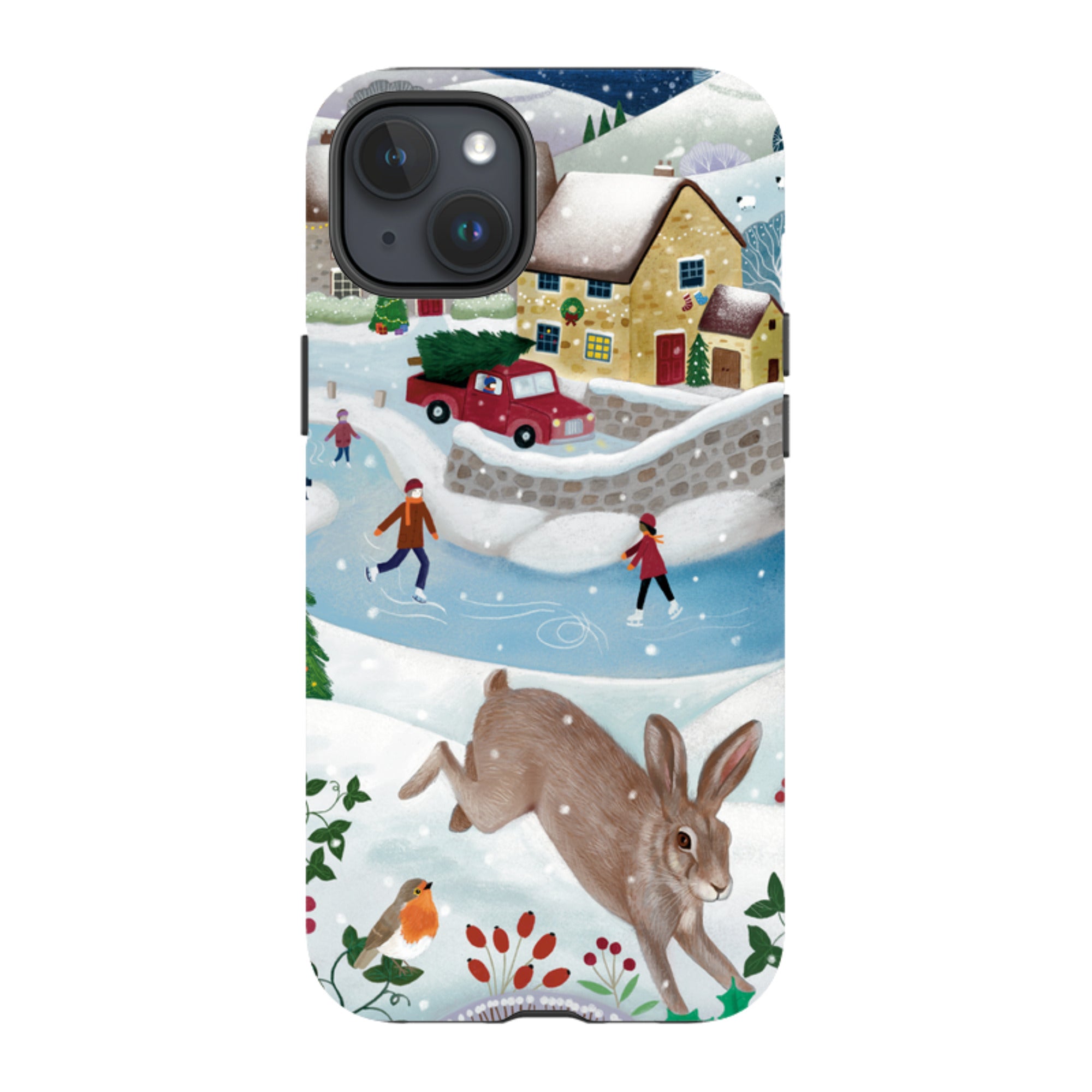 iPhone Tough Case - Advent Rabbit By Bex Parkin
