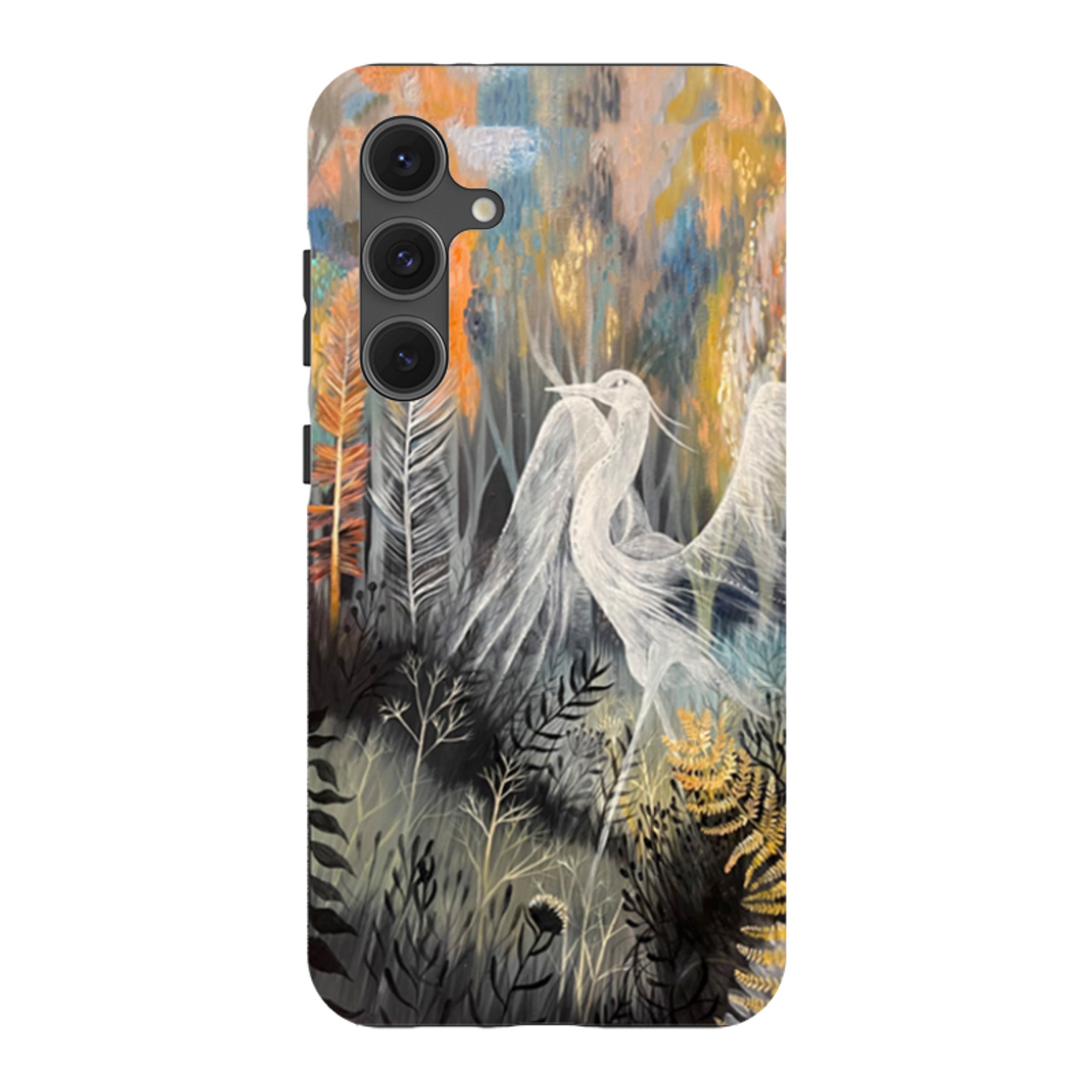 Samsung Tough Case - Ghost Heron By Mia Underwood