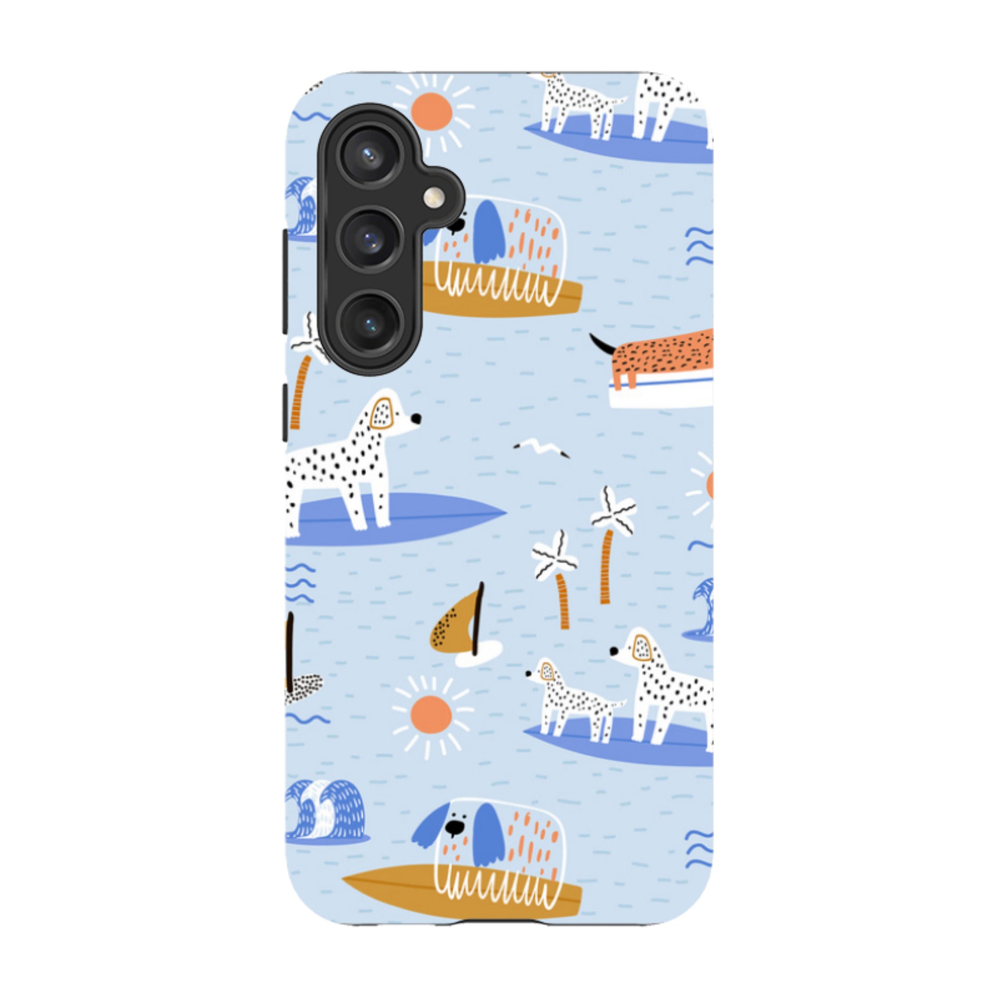 Samsung Tough Case - Surfing Dogs
