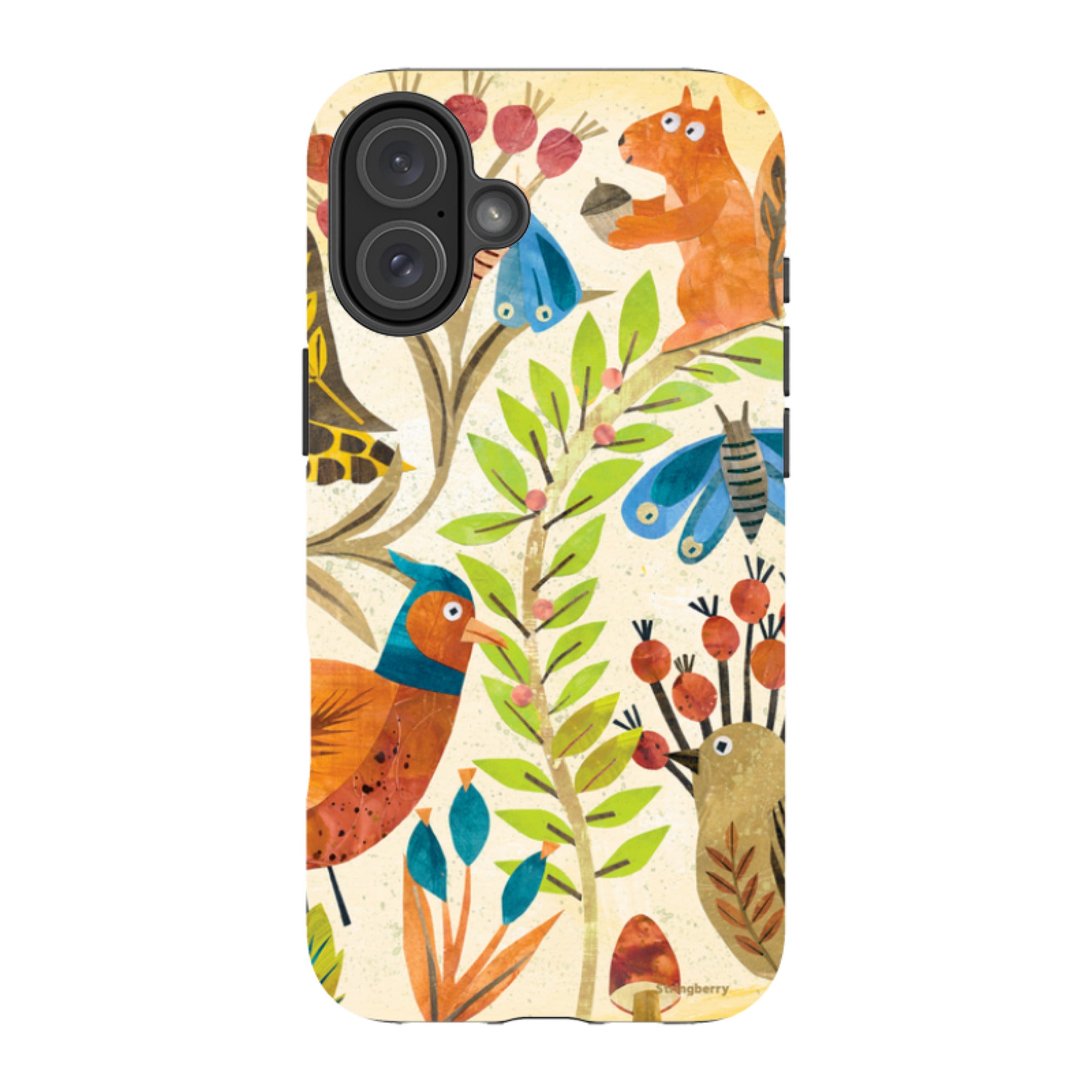 iPhone Tough Case - Woodland Friends By Tracey English