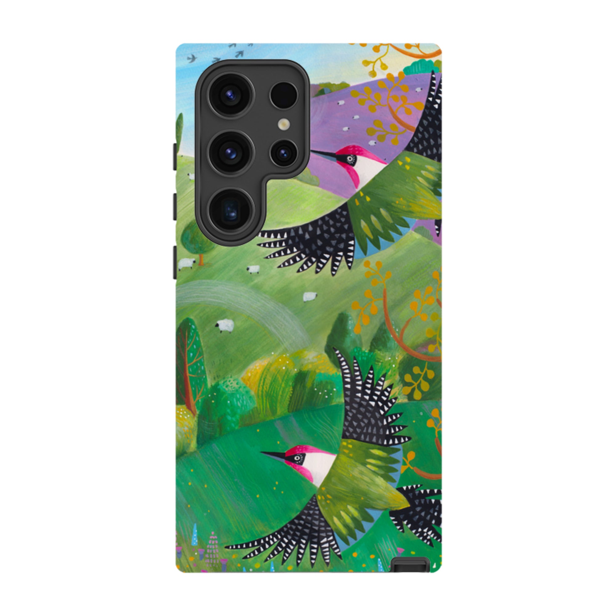 Samsung Tough Case - Woodpeckers By Bex Parkin