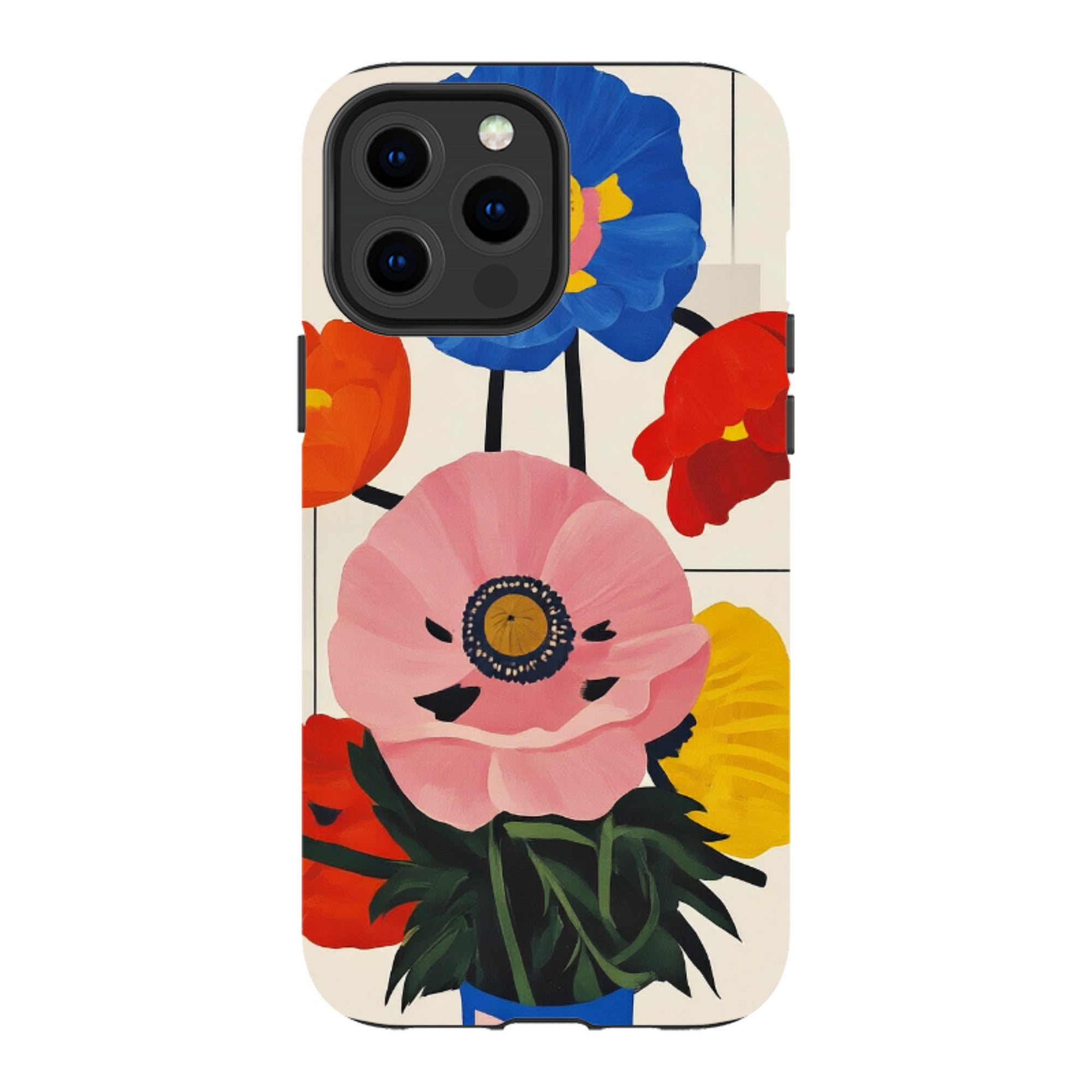 iPhone MagSafe Tough Case - Kisling Poppy Peach