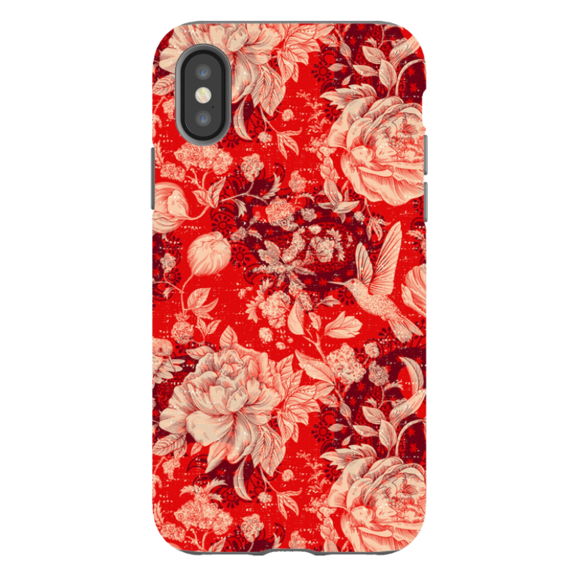 iPhone Tough Case - Red Peonies