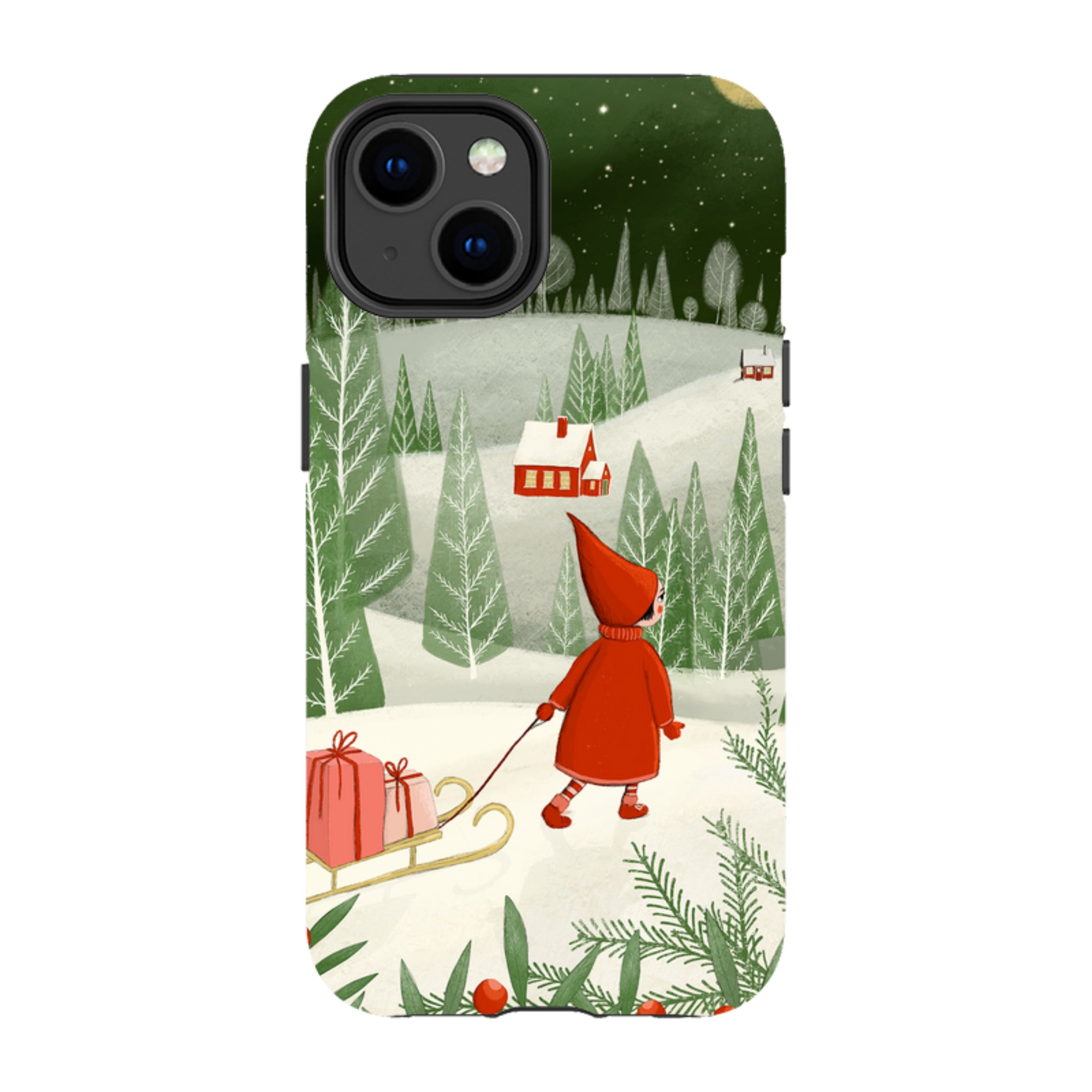 iPhone Tough Case - Christmas Night By Maja Lindberg