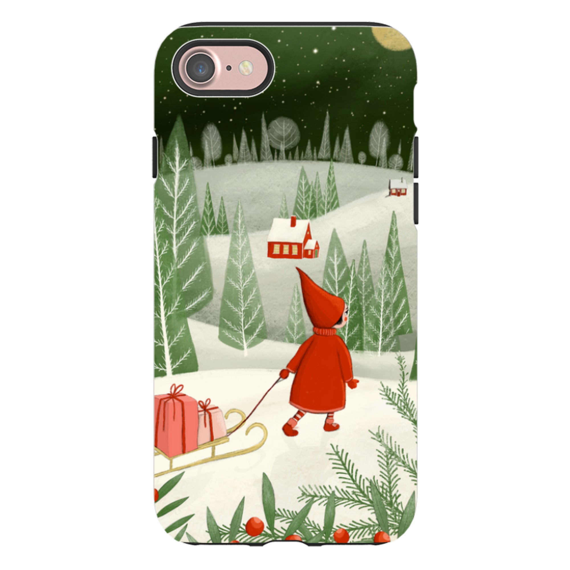 iPhone Tough Case - Christmas Night By Maja Lindberg