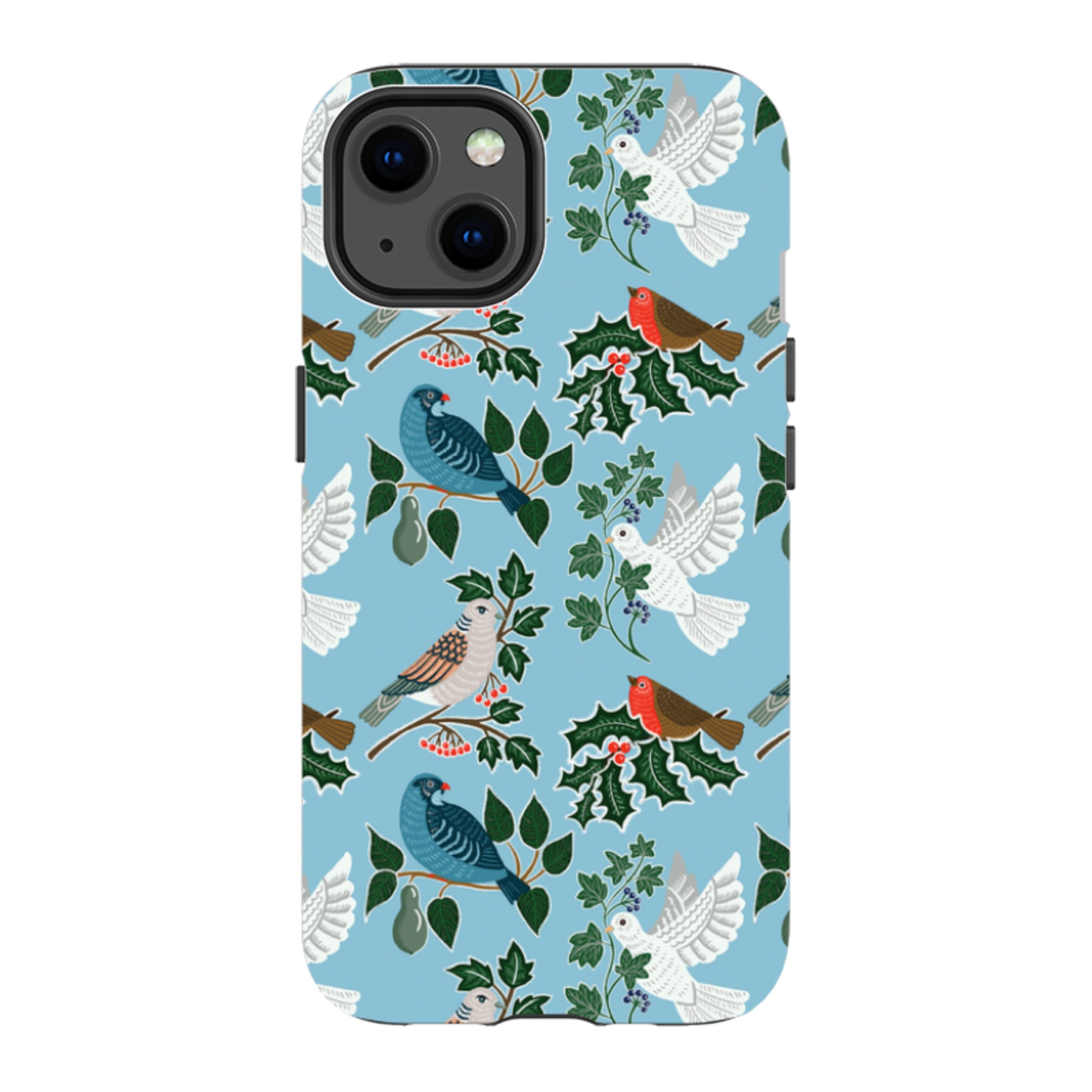 iPhone Tough Case - Winter Birds-2 By kate Heiss