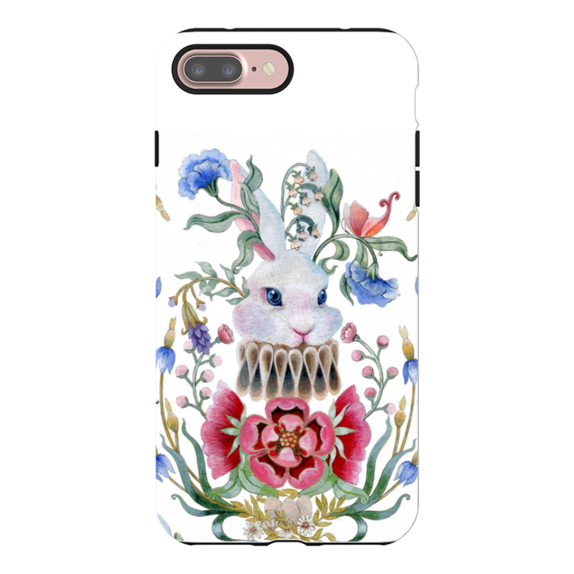 iPhone Tough Case - White Rabbit By Maria Matos