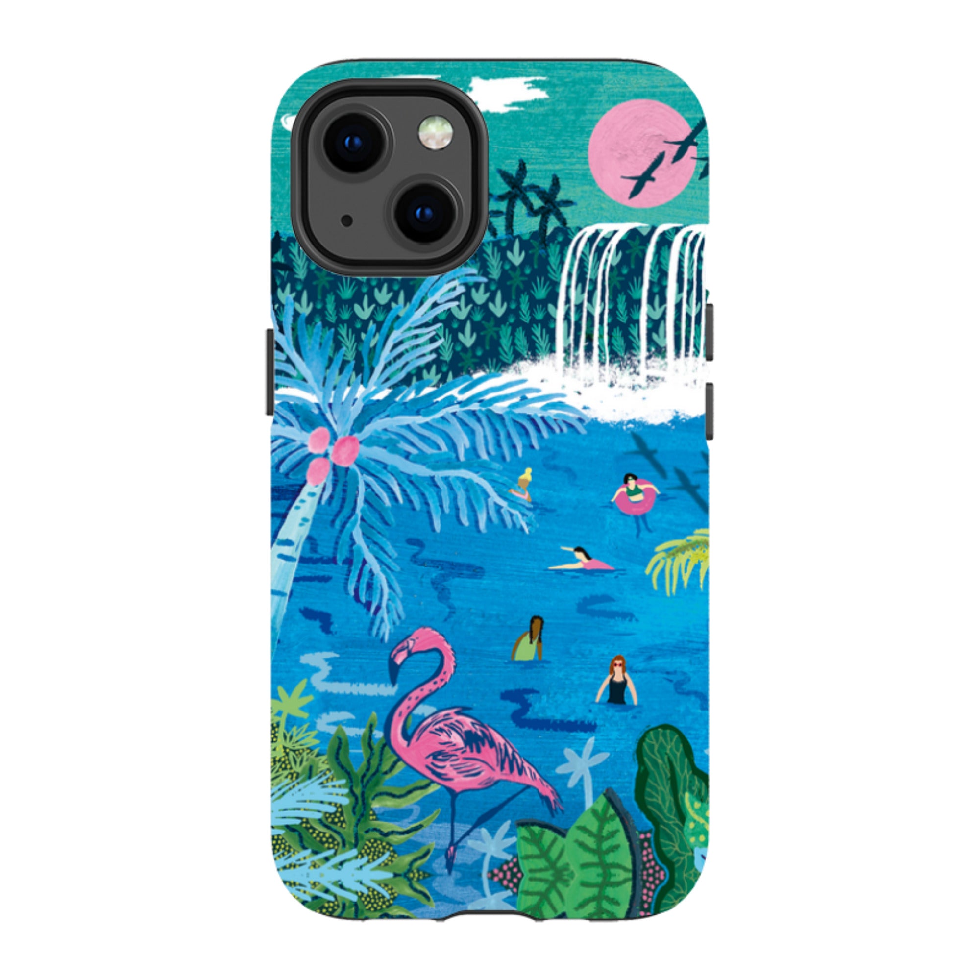 iPhone MagSafe Tough Case - Palm Pool By Emma Frances Grant