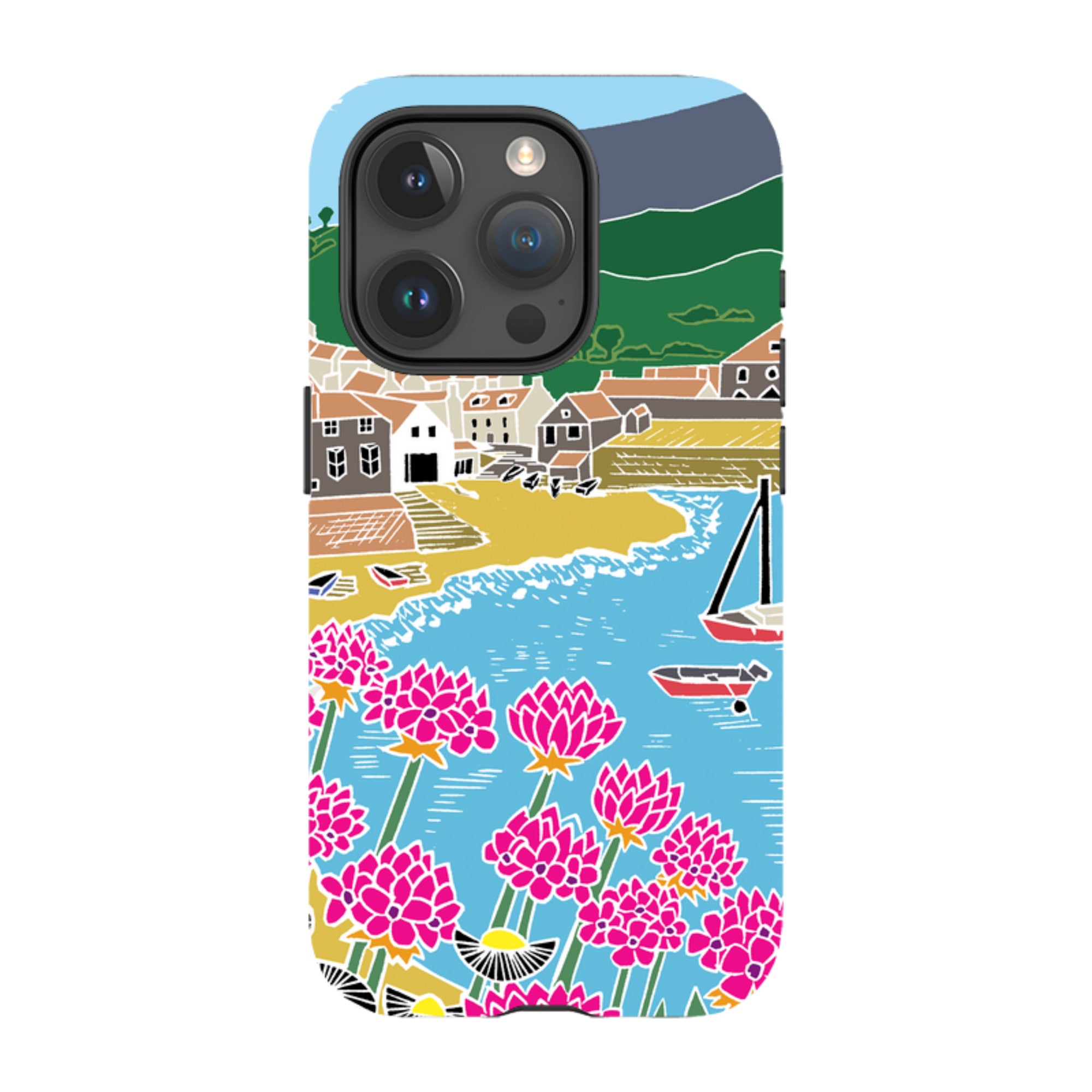 iPhone Tough Case - Quaint Harbour By Kate Heiss