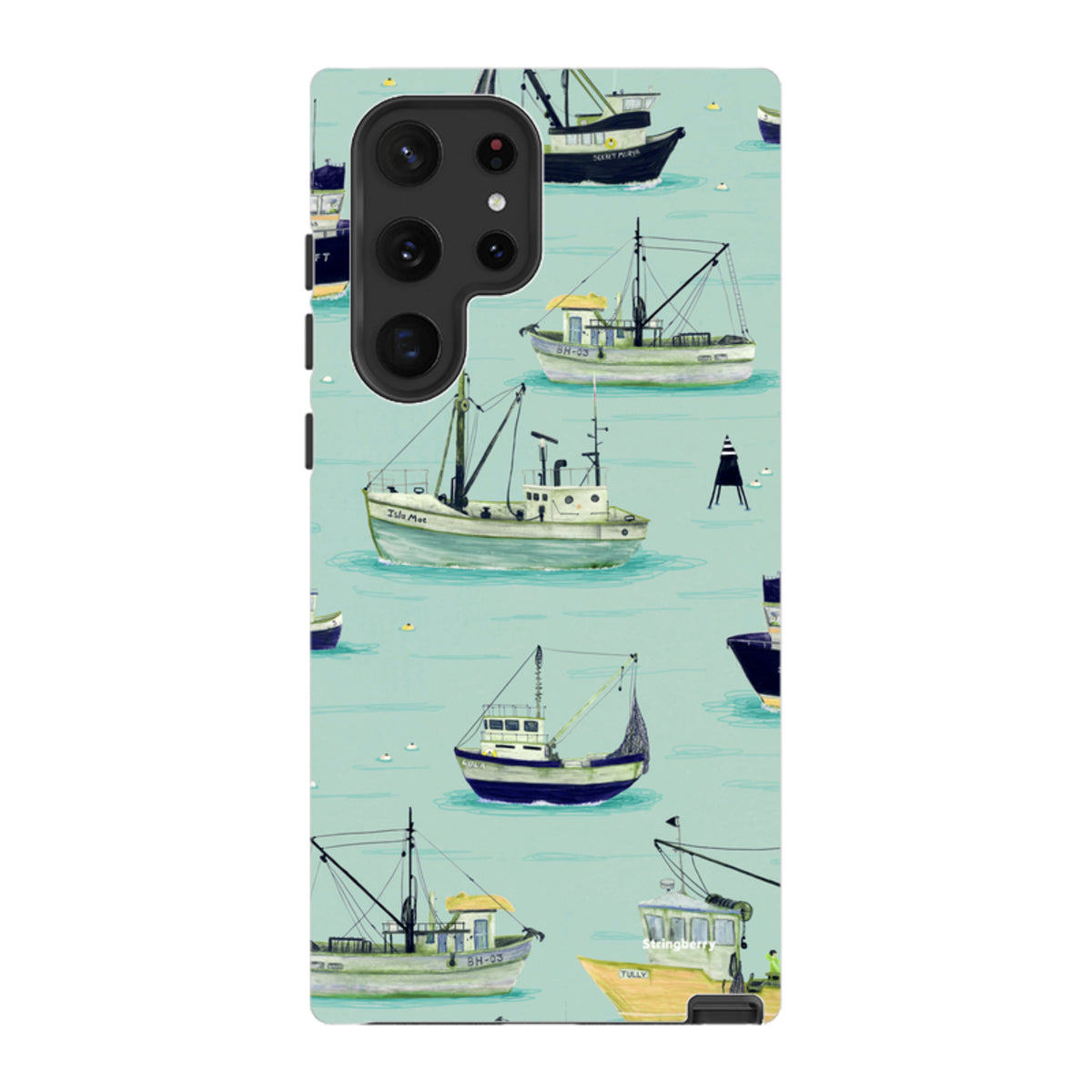 Samsung Tough Case - Fishing Boats Blue By Katherine Quinn
