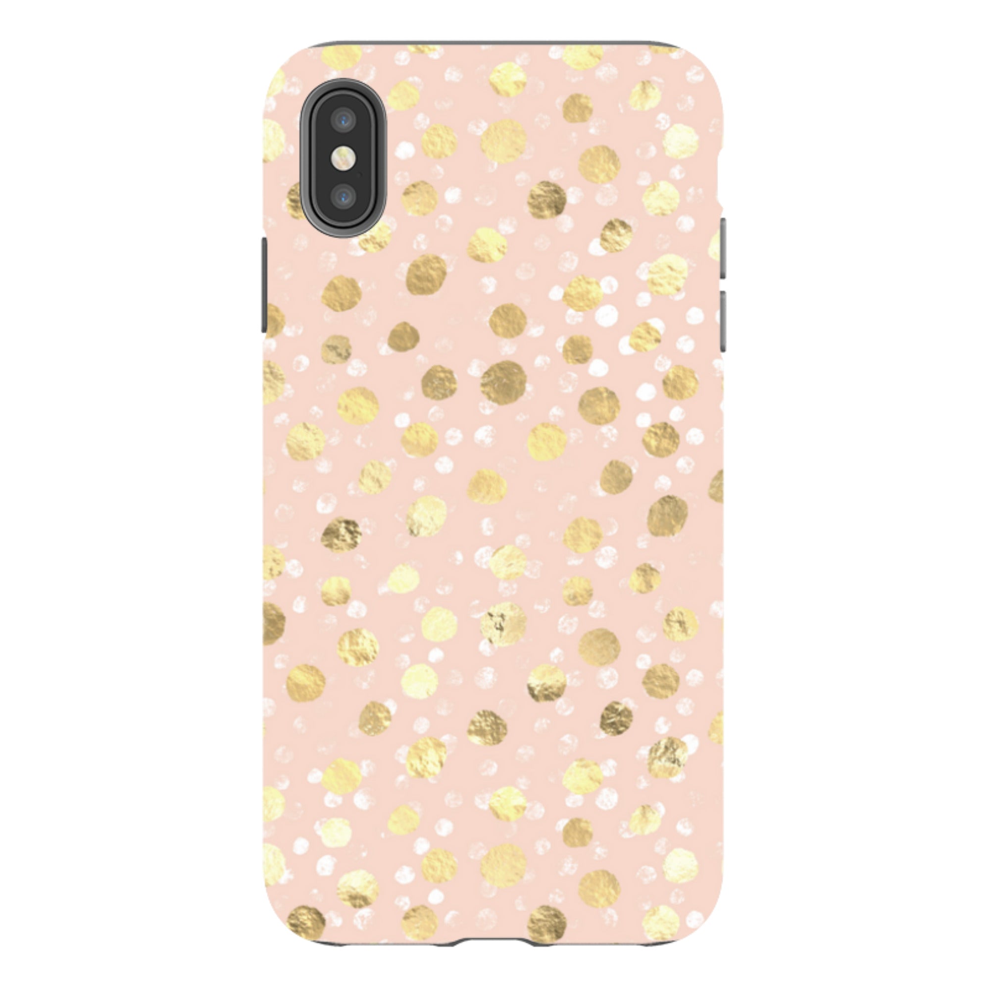 iPhone Tough Case - Marble Dots II (case does not glitter)